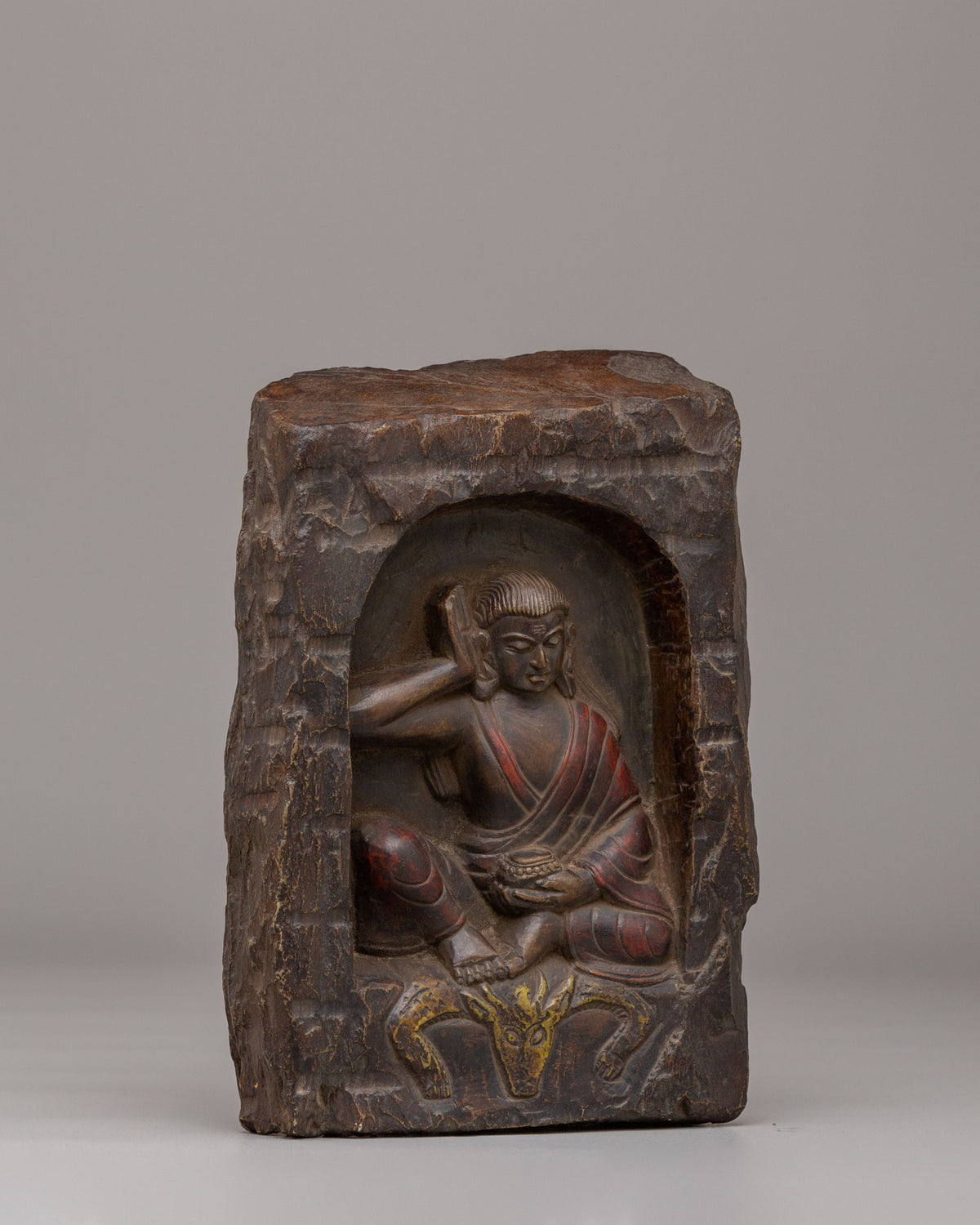 Traditional Milarepa Statue | Tibetan Master of Meditation
