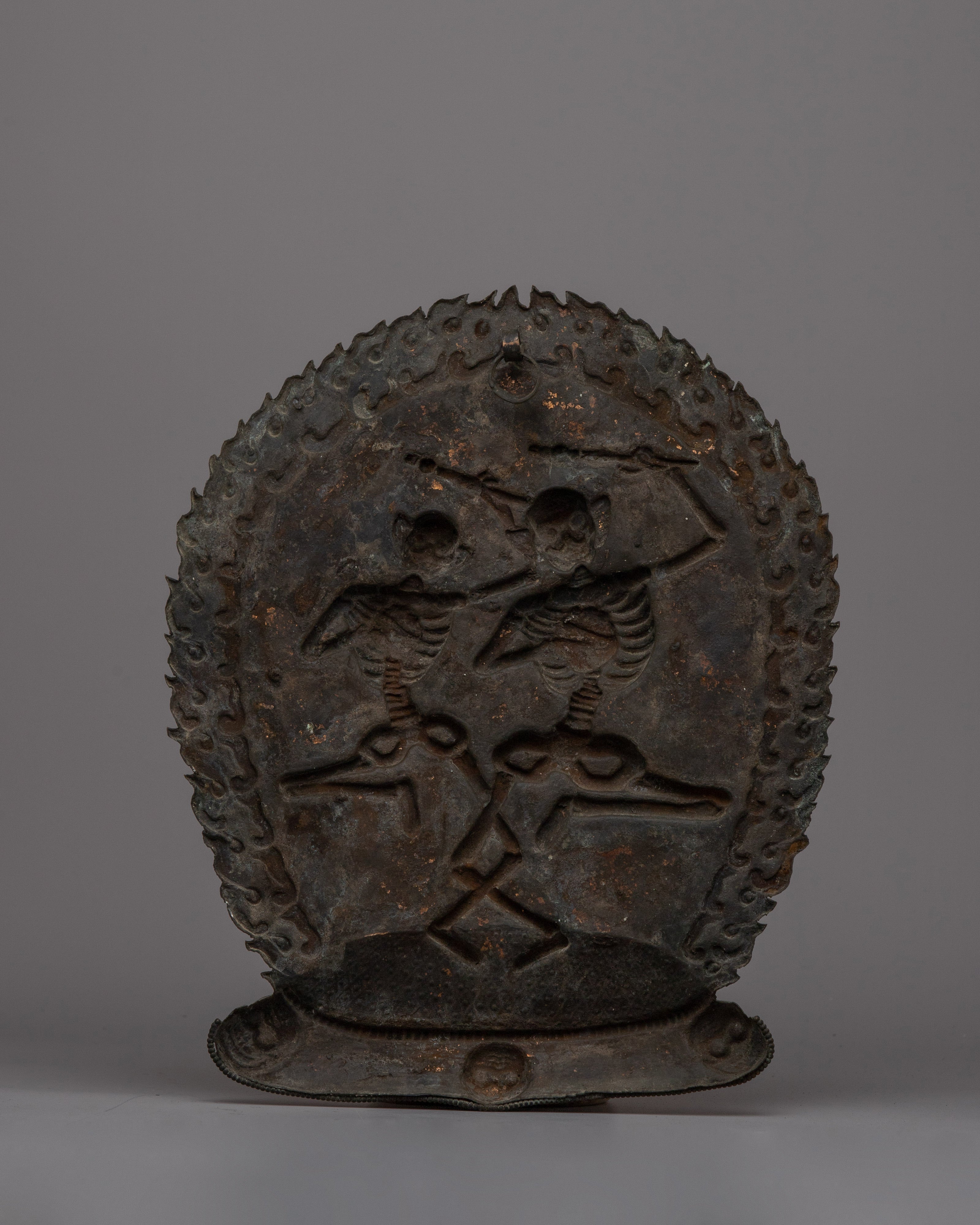 Dharmapala Citipati Wall Hanging | Mahakala Citipati Guardians for Spiritual Devotion & Protection