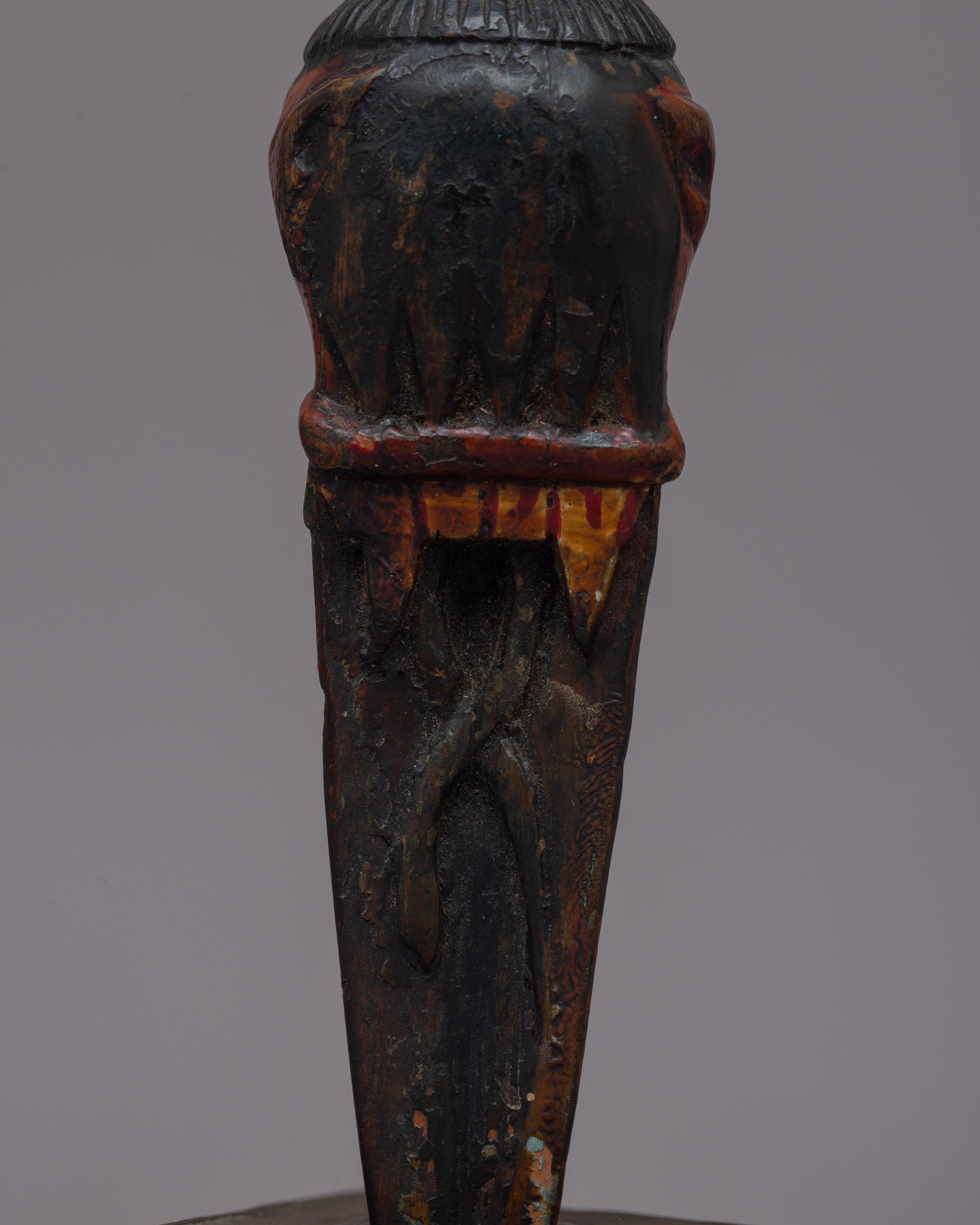 Buddhist Wooden Phurba Dagger | Handcrafted Spiritual Dagger for Meditation and Rituals