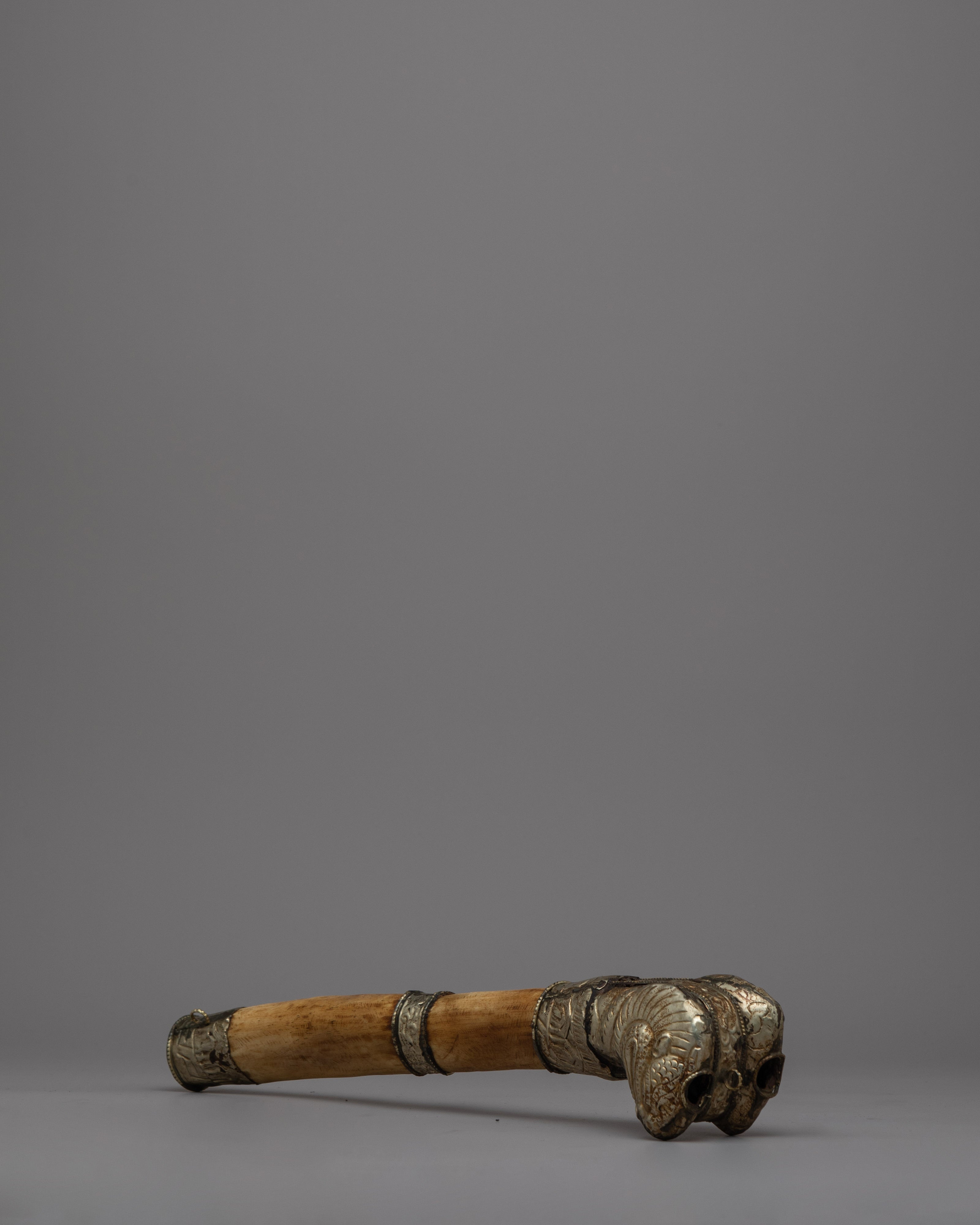 Authentic Tibetan Kangling | Handcrafted Bone Ritual Instrument