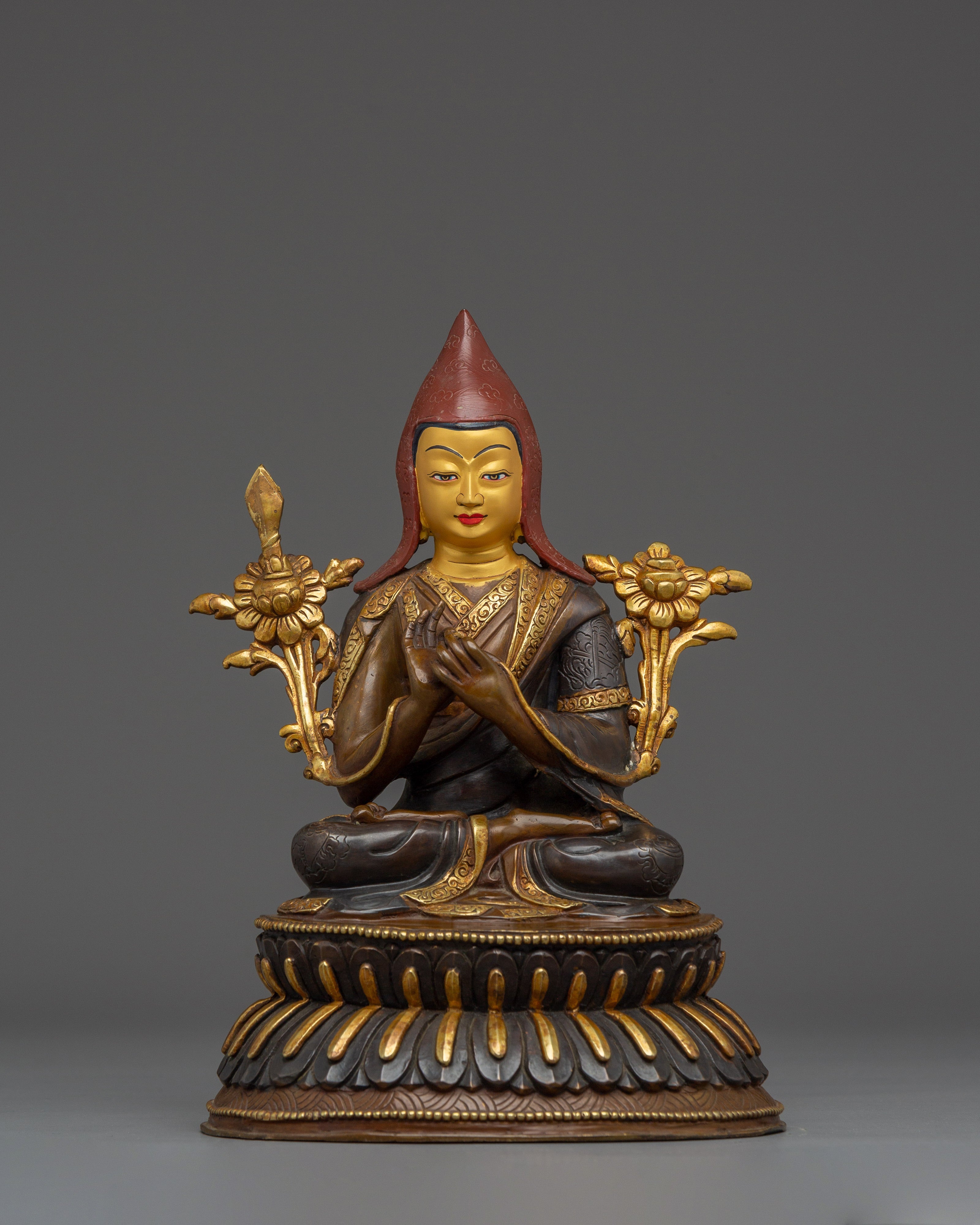 Handcrafted Tsongkhapa Statue