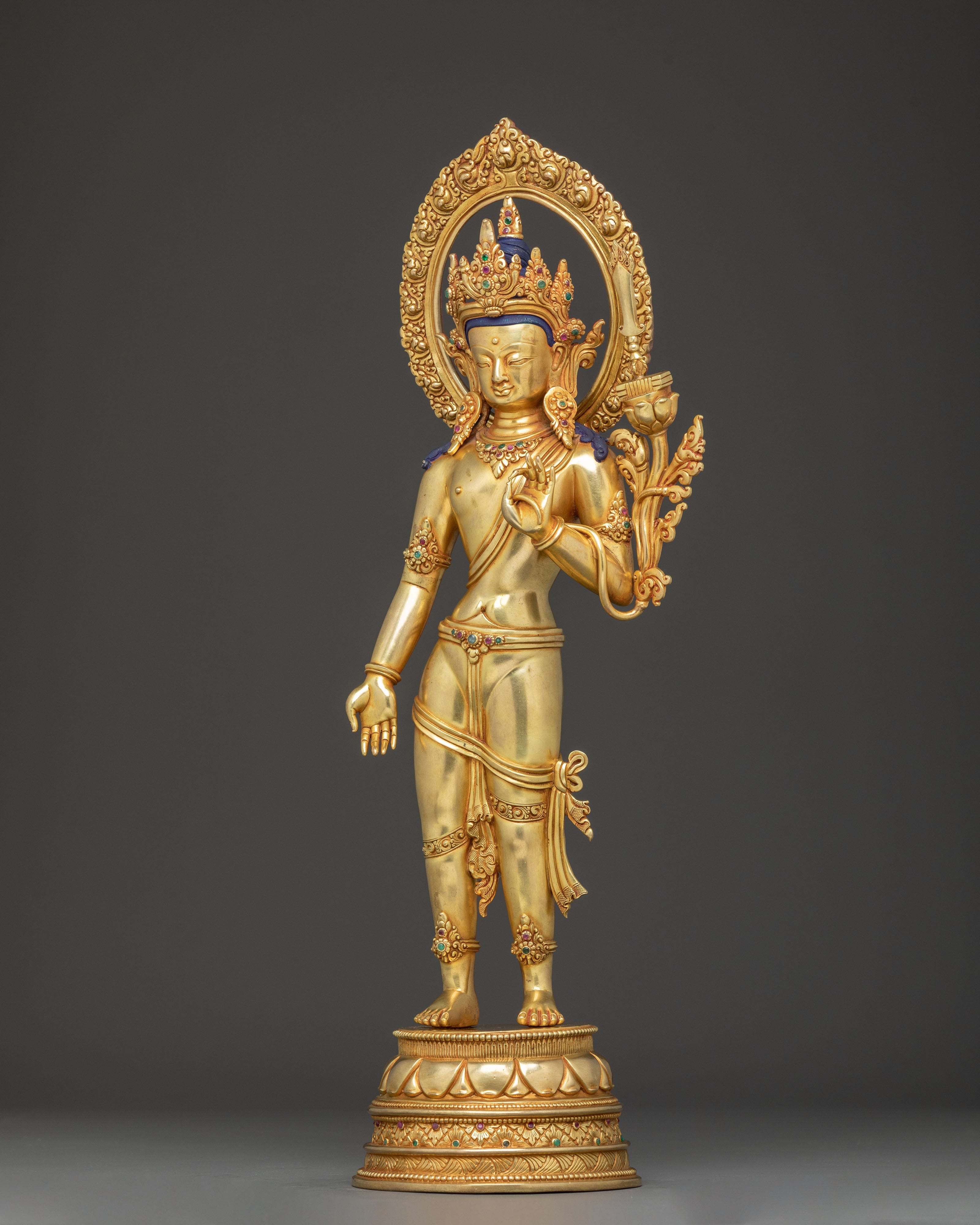 The Standing Manjushri Art | Symbol of Transcendent Wisdom and Enlightenment