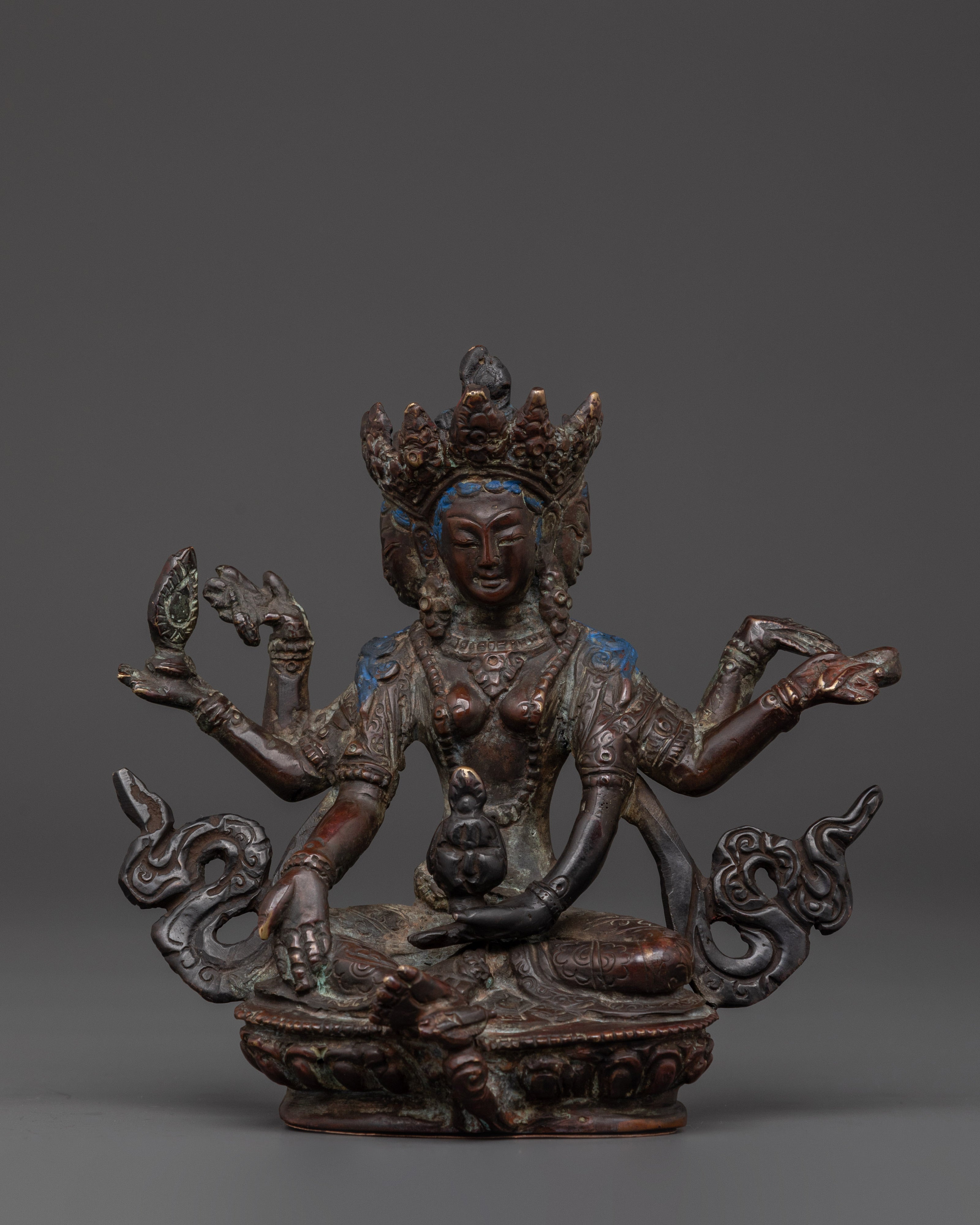 vasudhara-brass-statue