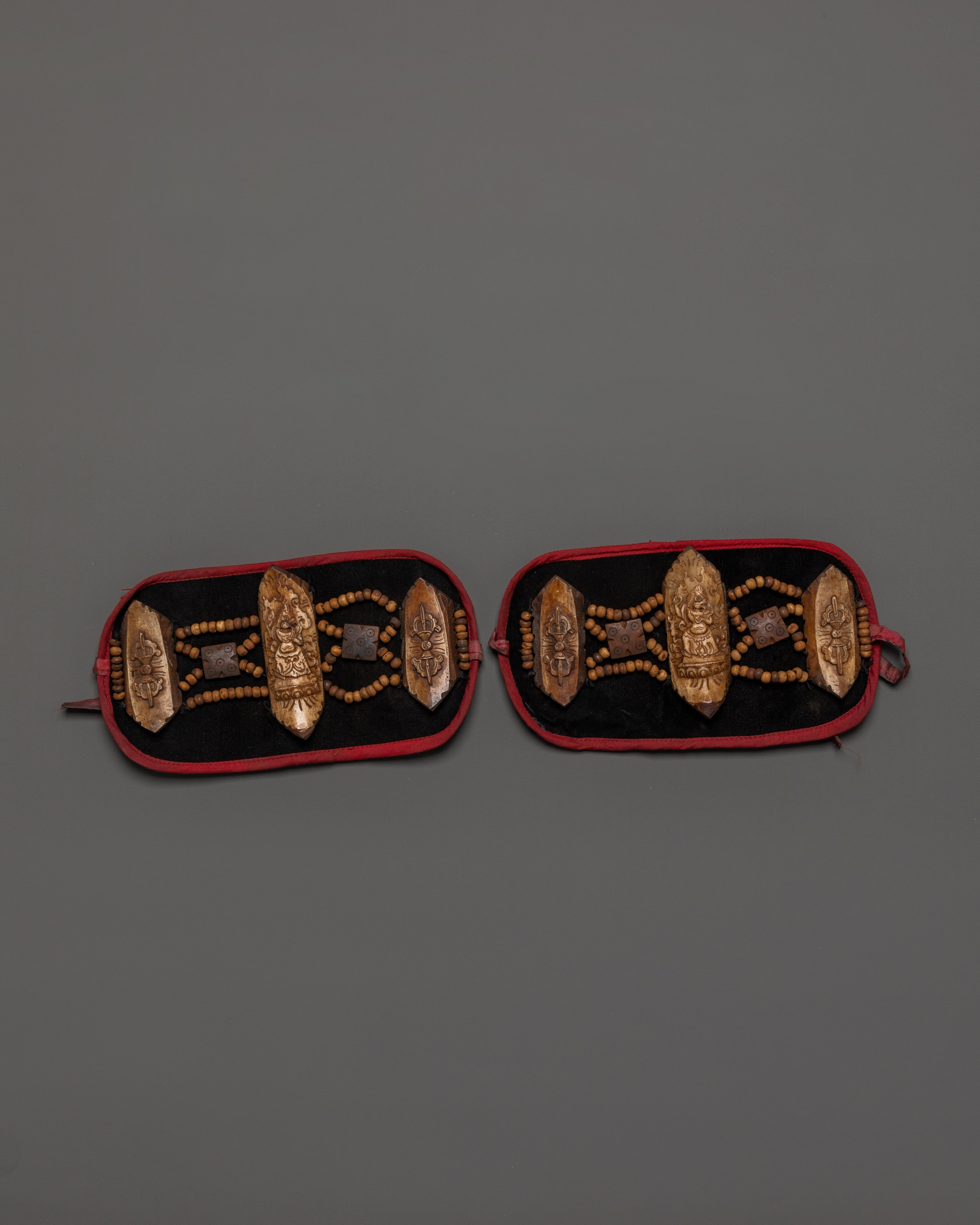 Yak Bone Guru Fabric | Handcrafted Tibetan Sacred Cloth, Spiritual Altar Textile