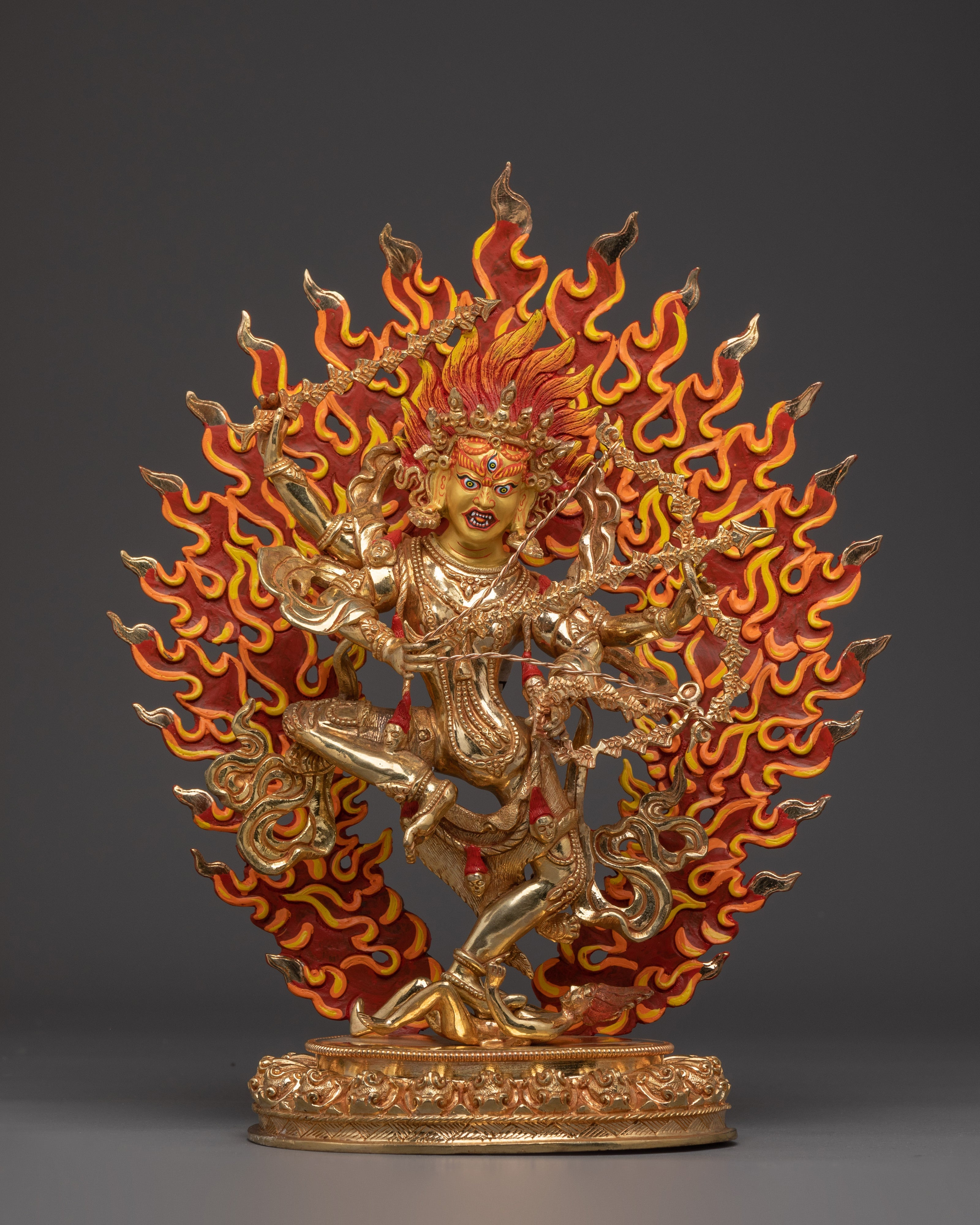 24K gold-gilded Kurkulla statue |
