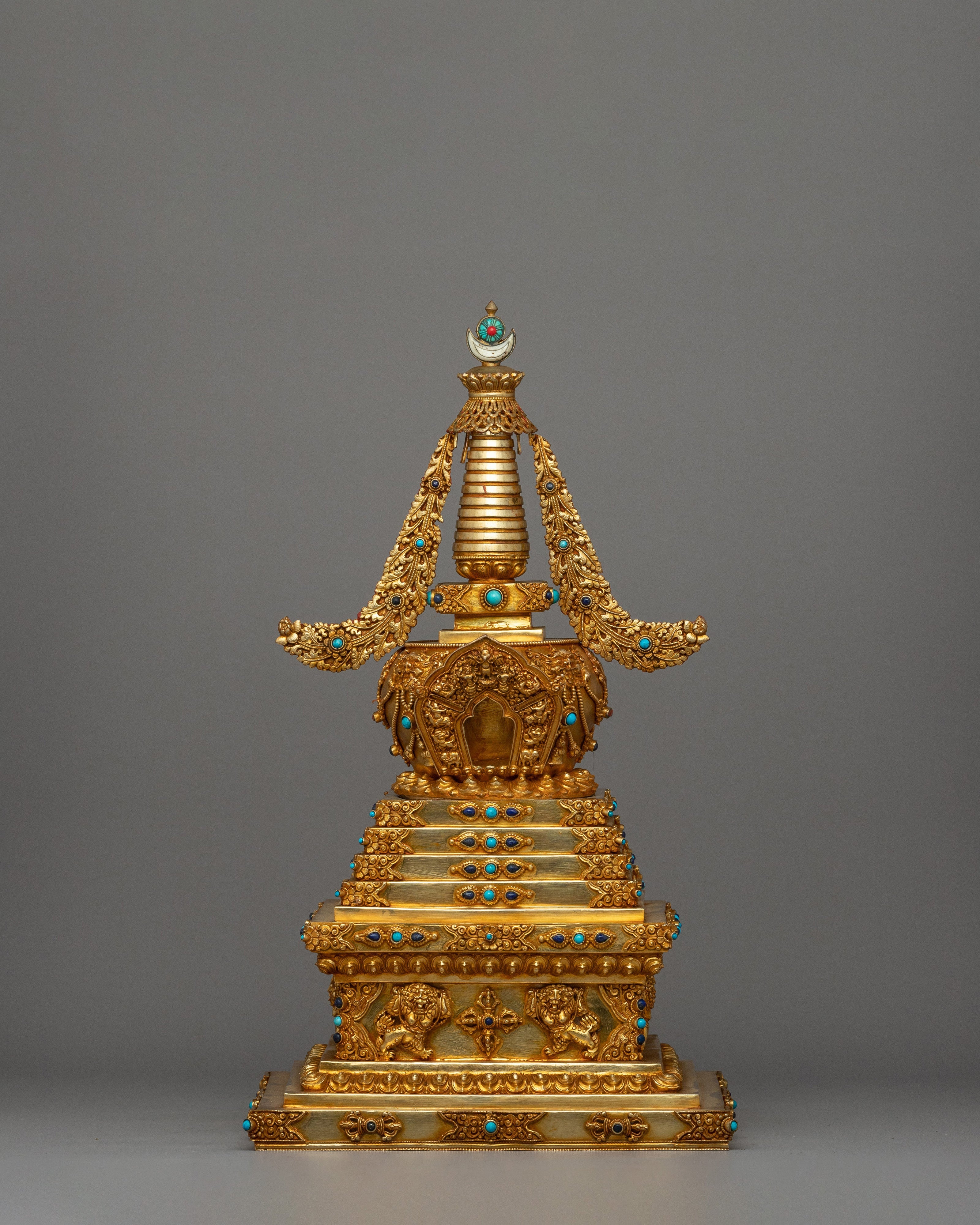 gold-plated-stupa-for-shrine