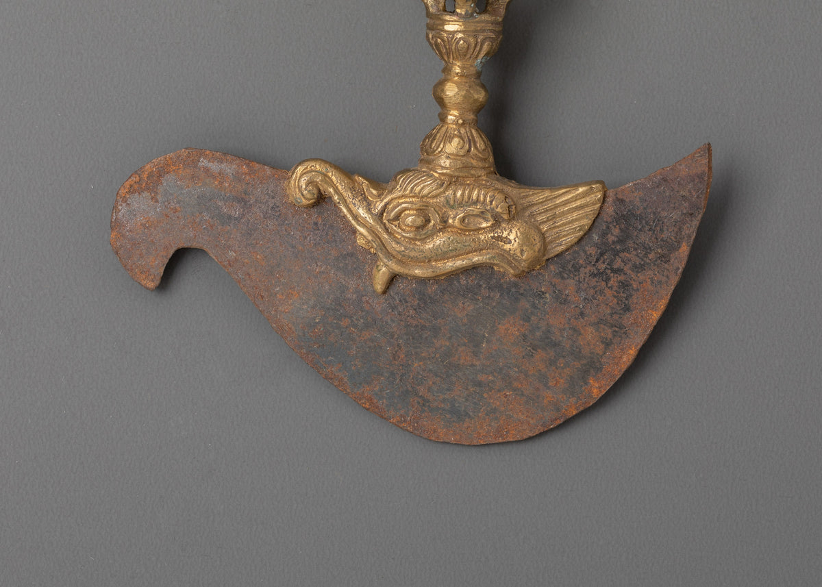 Kartika Knife Sacred Buddhist Tool | Tibetan Religious Artifact