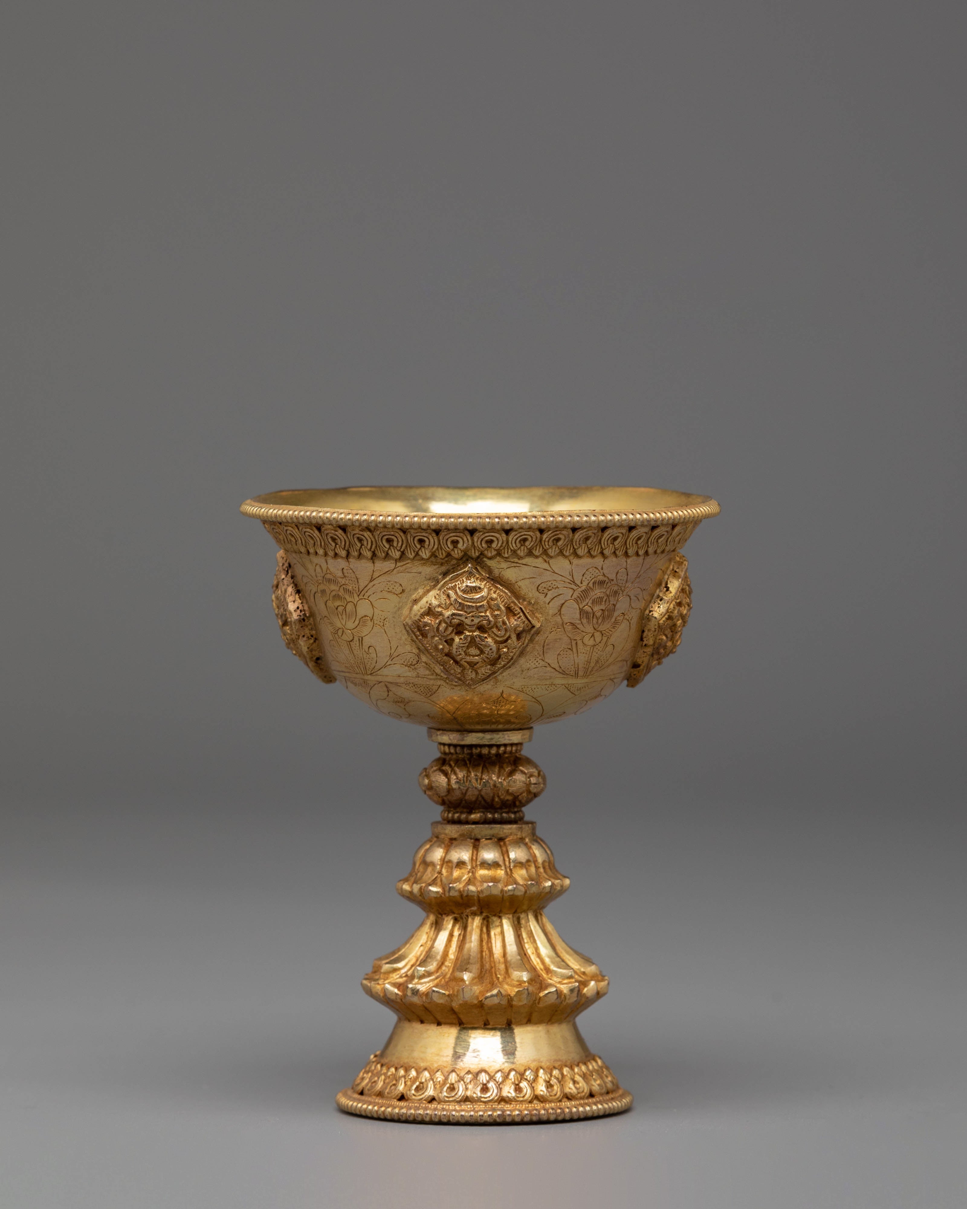 Sacred Buddhist Offering Butter Lamp