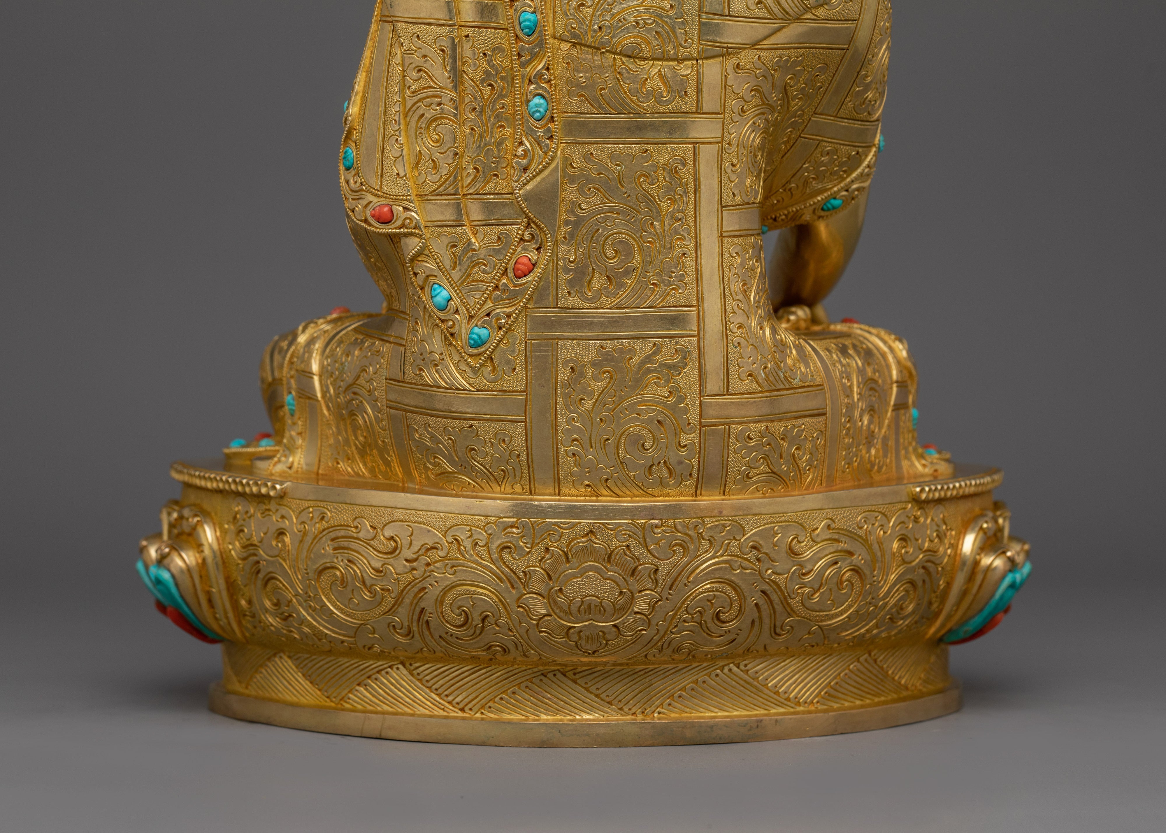 Himalayan Sculpture of Shakyamuni Buddha | Handcrafted Tibetan Art