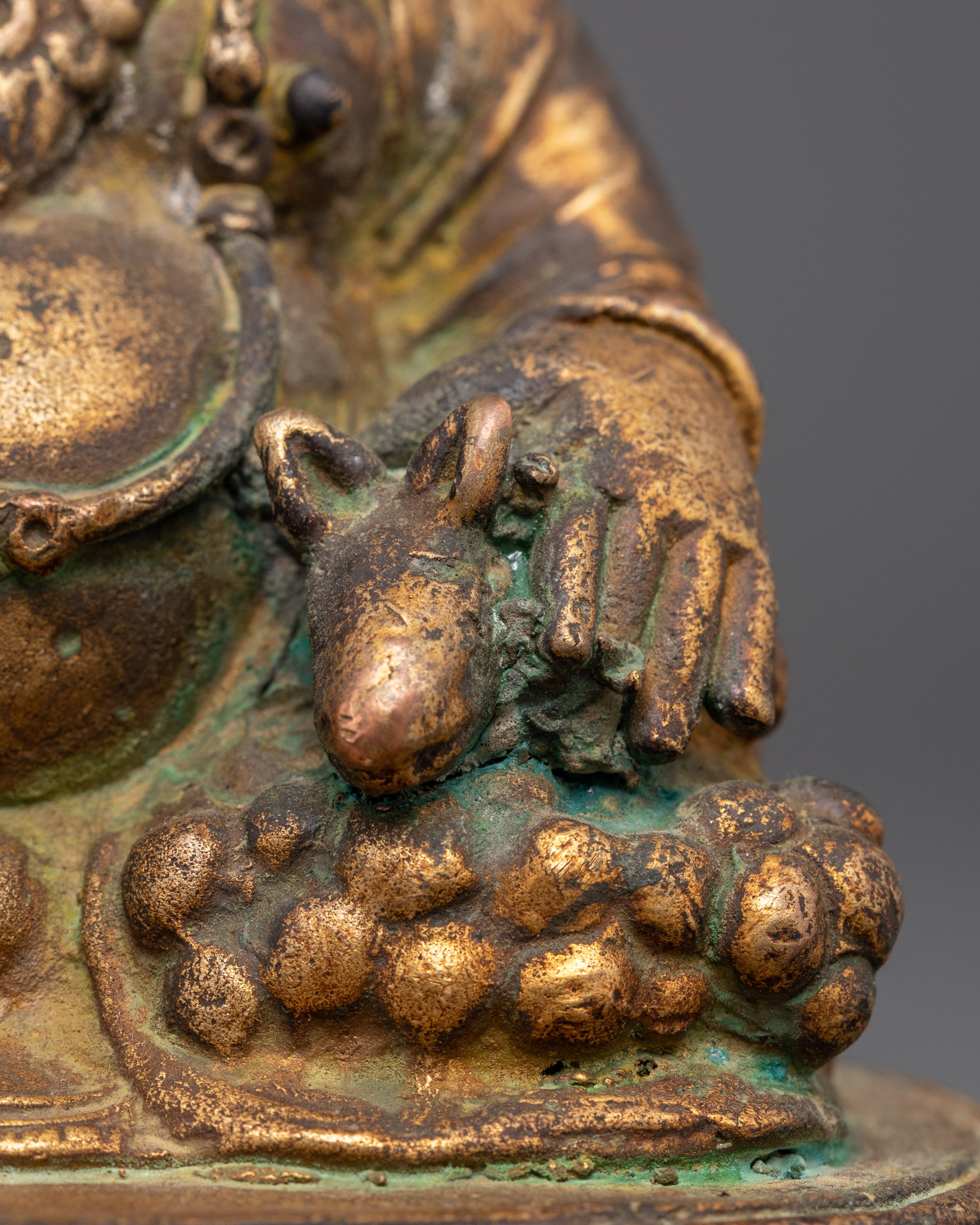 Copper Statue of Dzambhala | Statue for Prosperity and Blessings