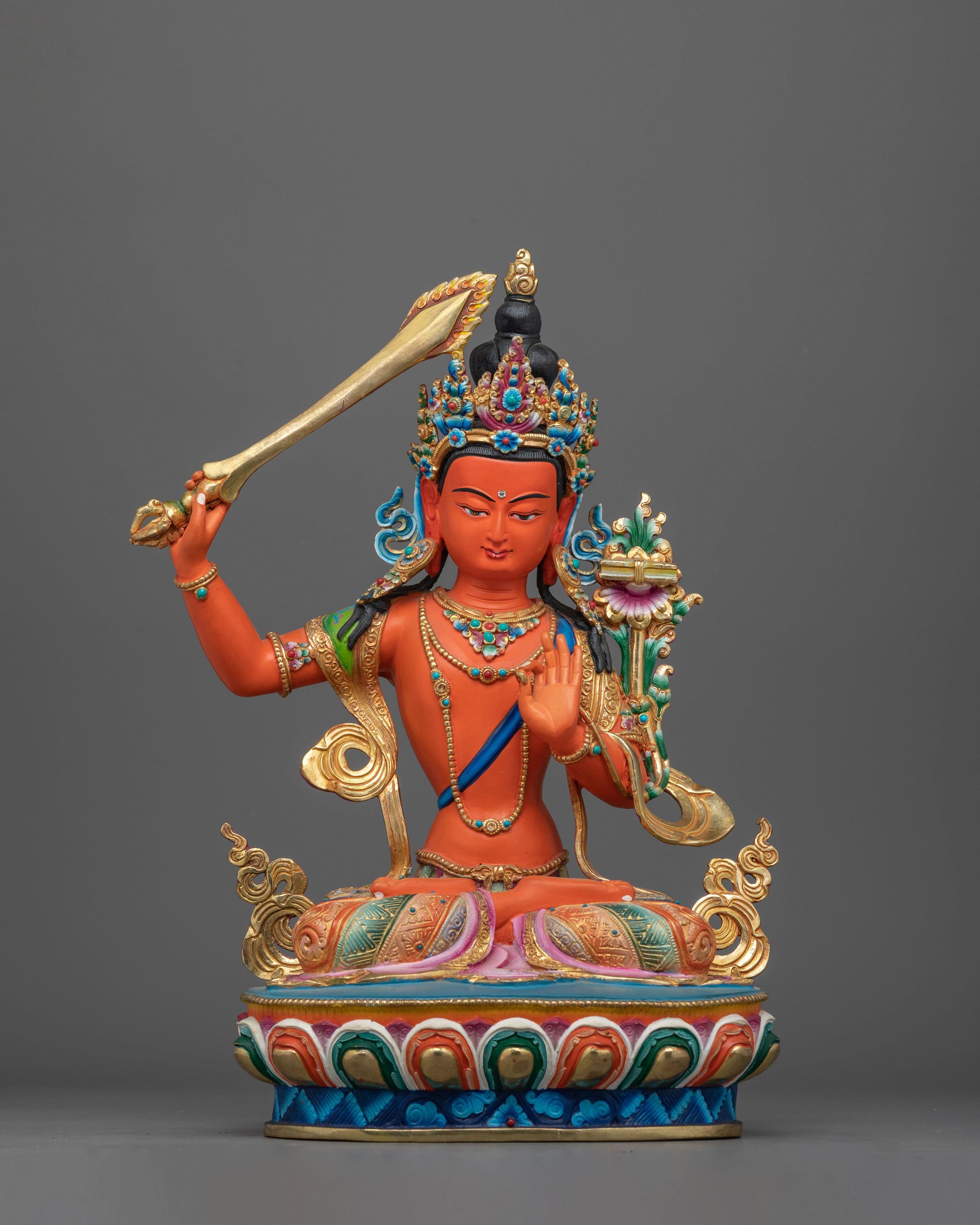 tranquil-manjushri-holding-flaming-sword