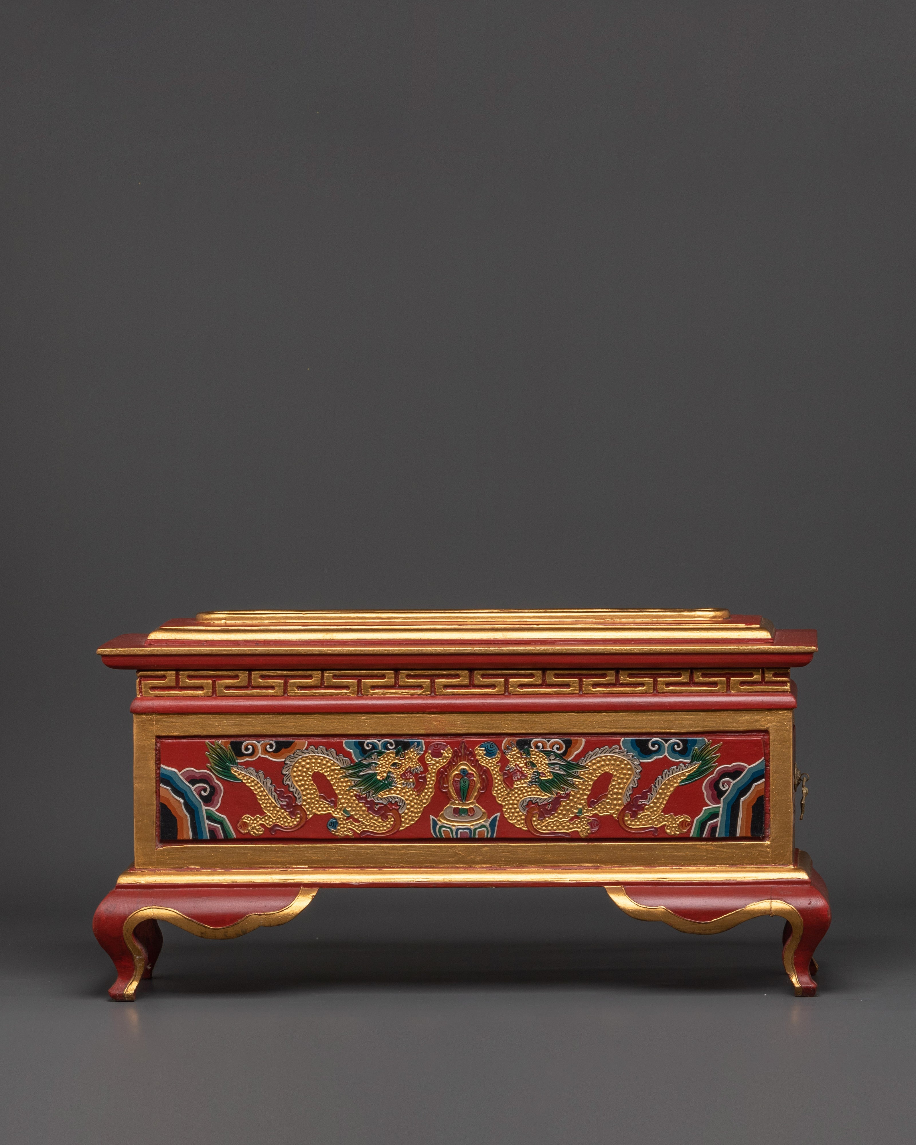 Tibetan Wooden Incense Burner | Buddhist Alter