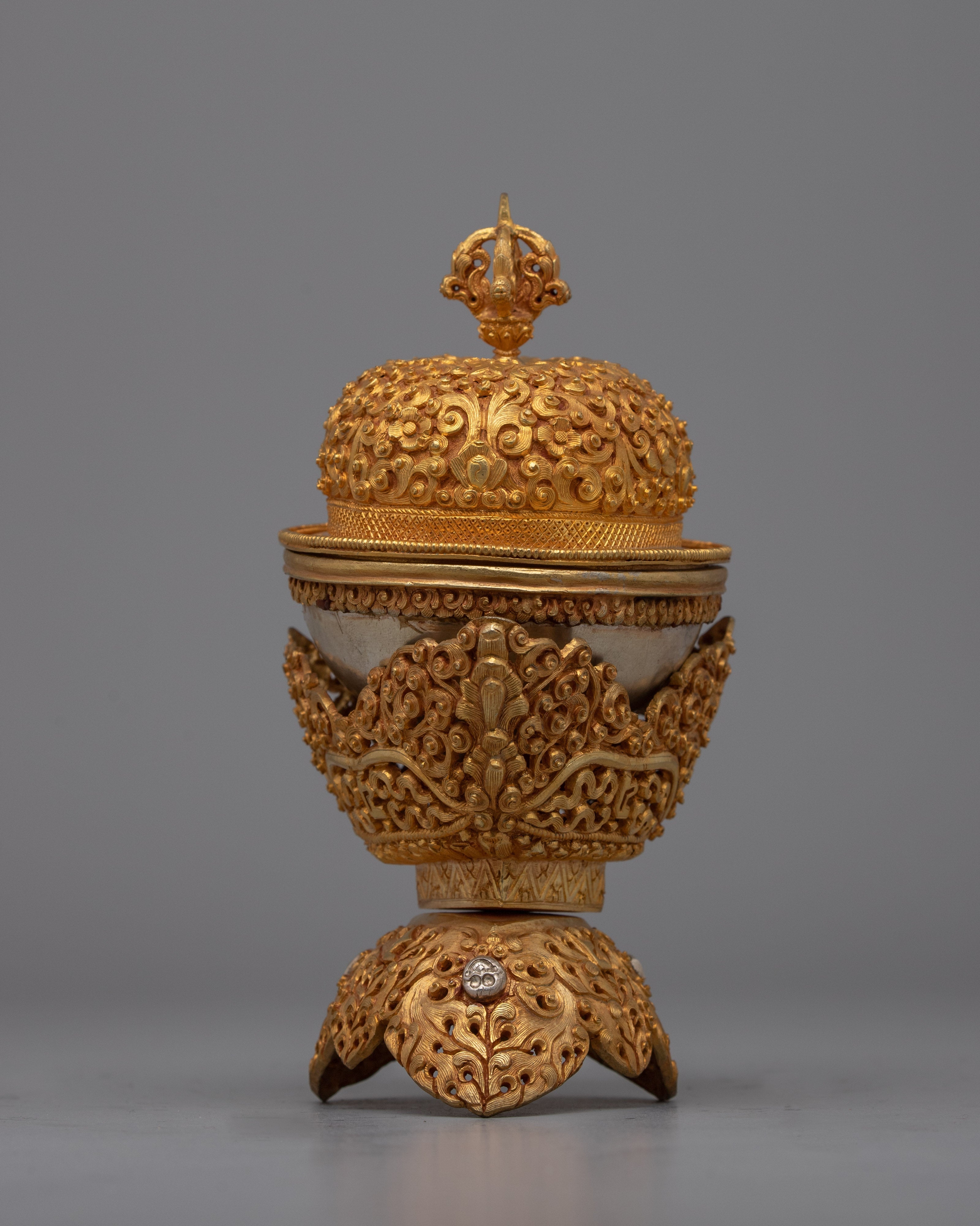 Tibetan Kapala Skull Set