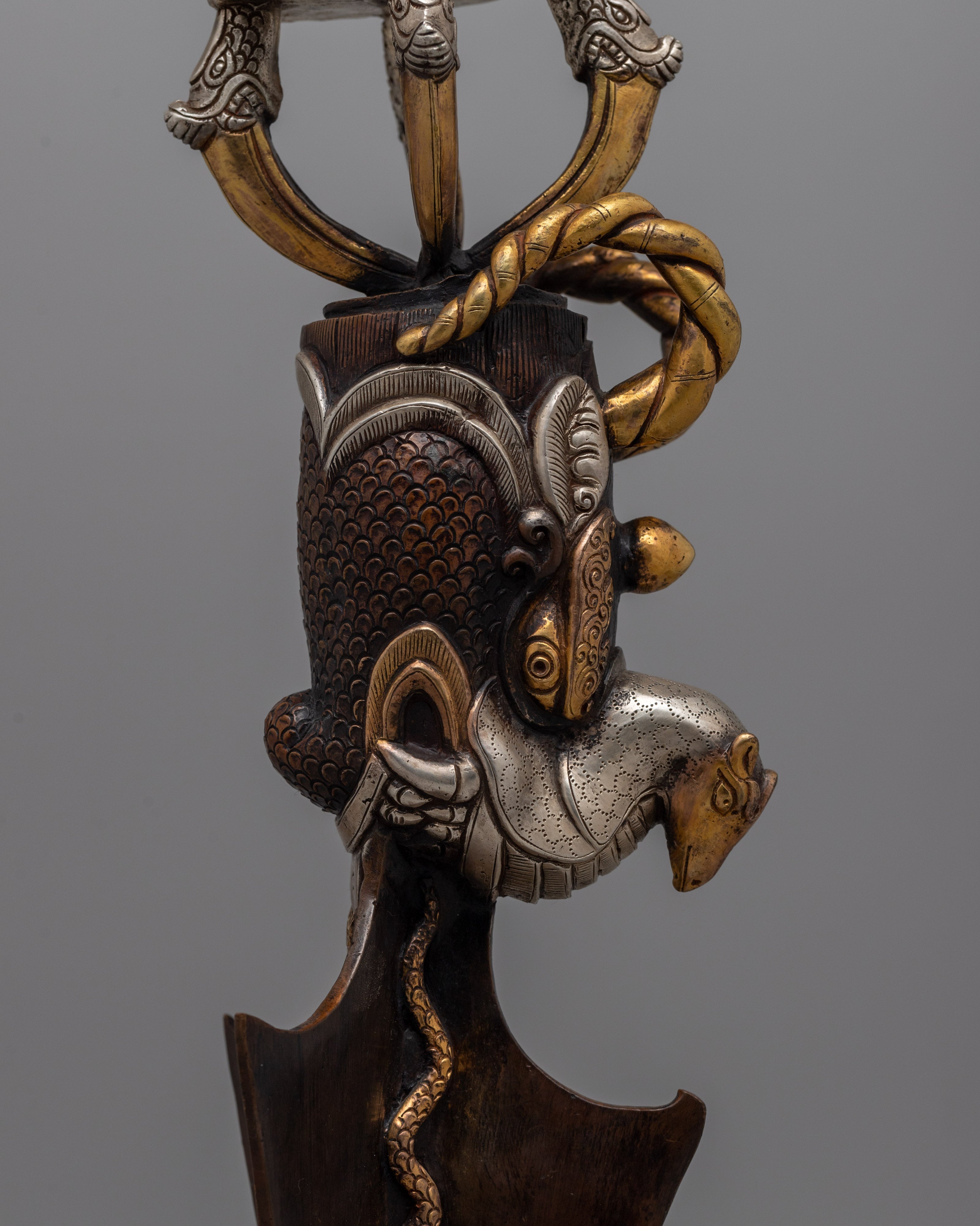 Elegant Tibetan Phurba | Ritualistic Tool for Spiritual Practice