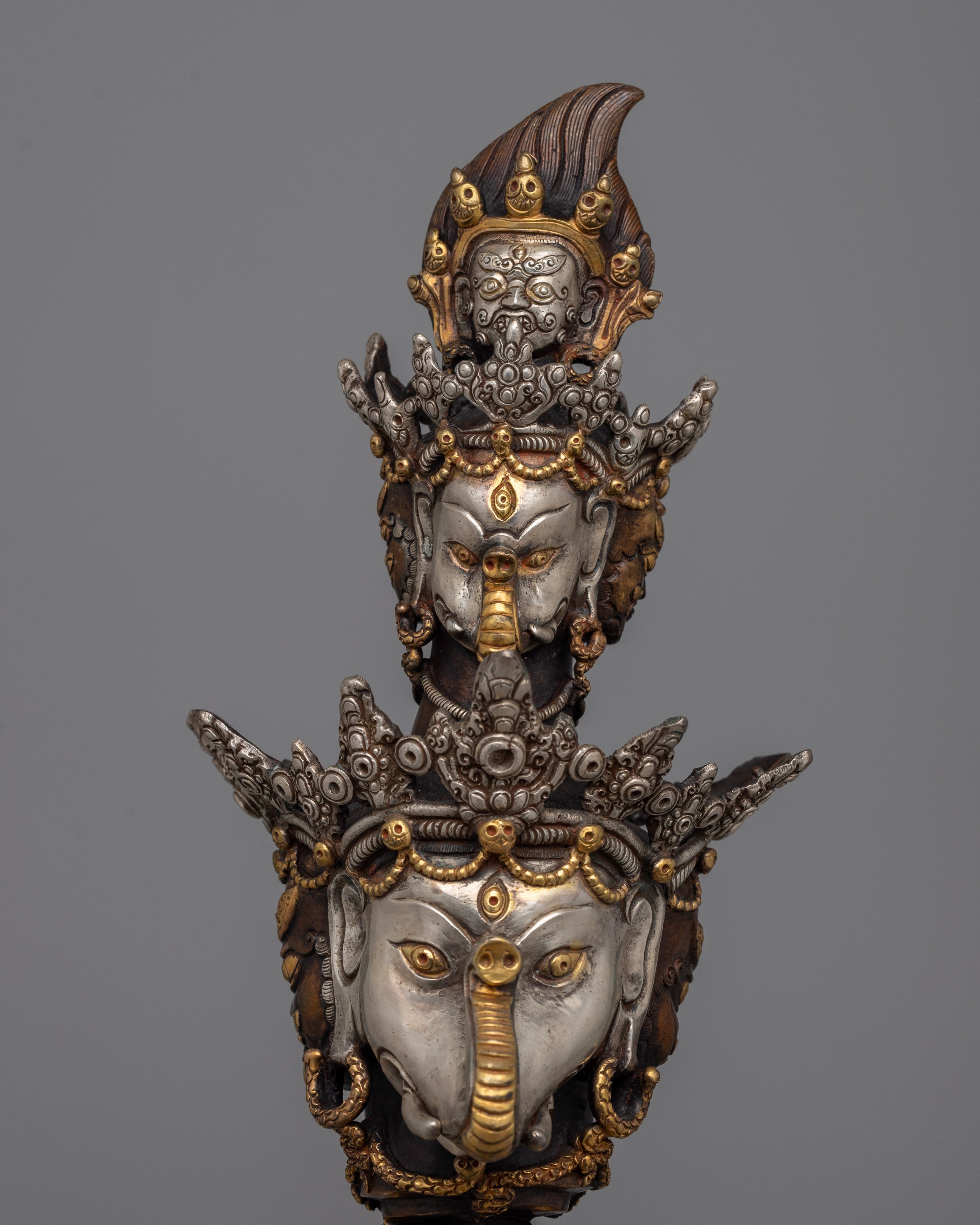 Elegant Tibetan Phurba | Ritualistic Tool for Spiritual Practice