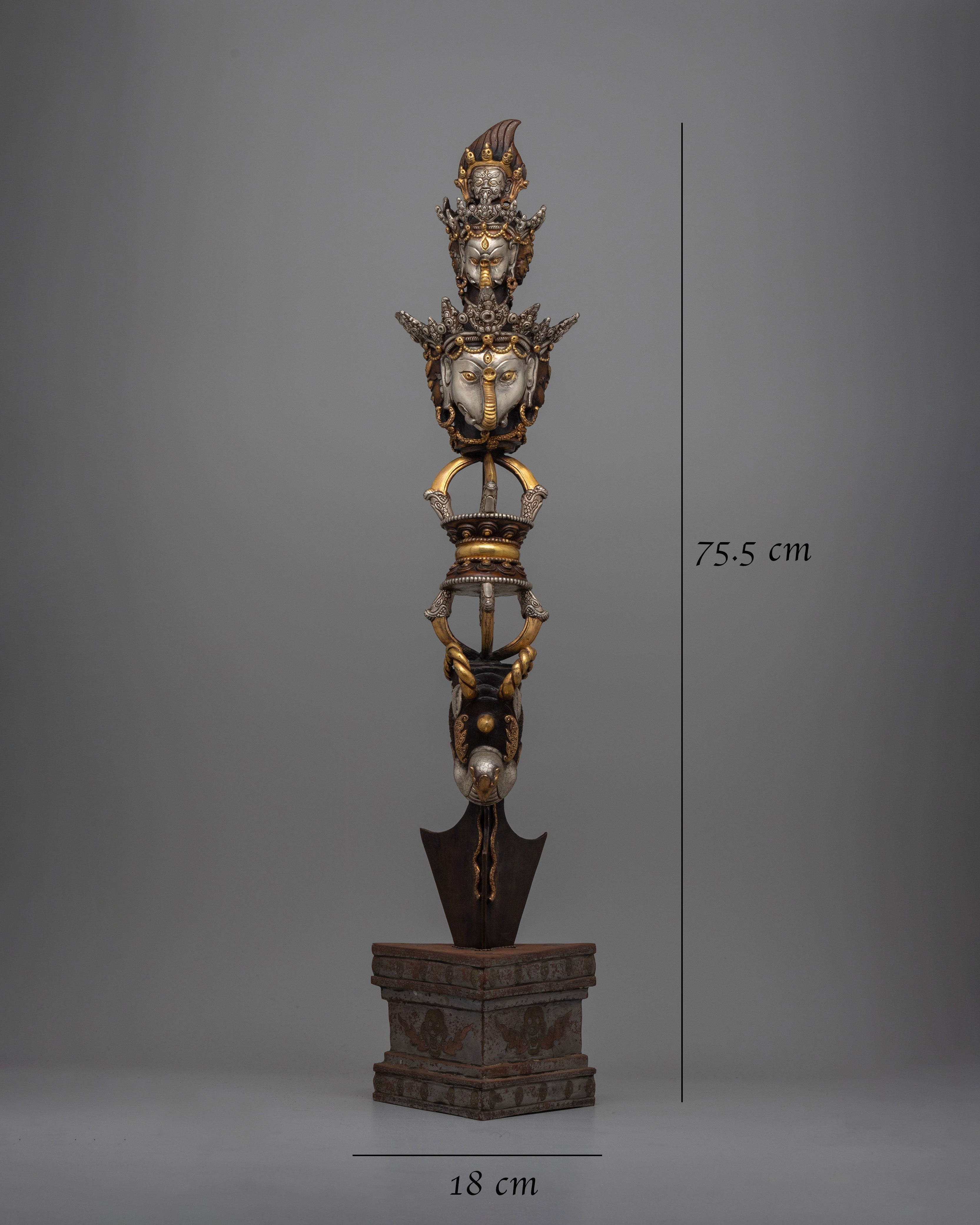 Elegant Tibetan Phurba | Ritualistic Tool for Spiritual Practice