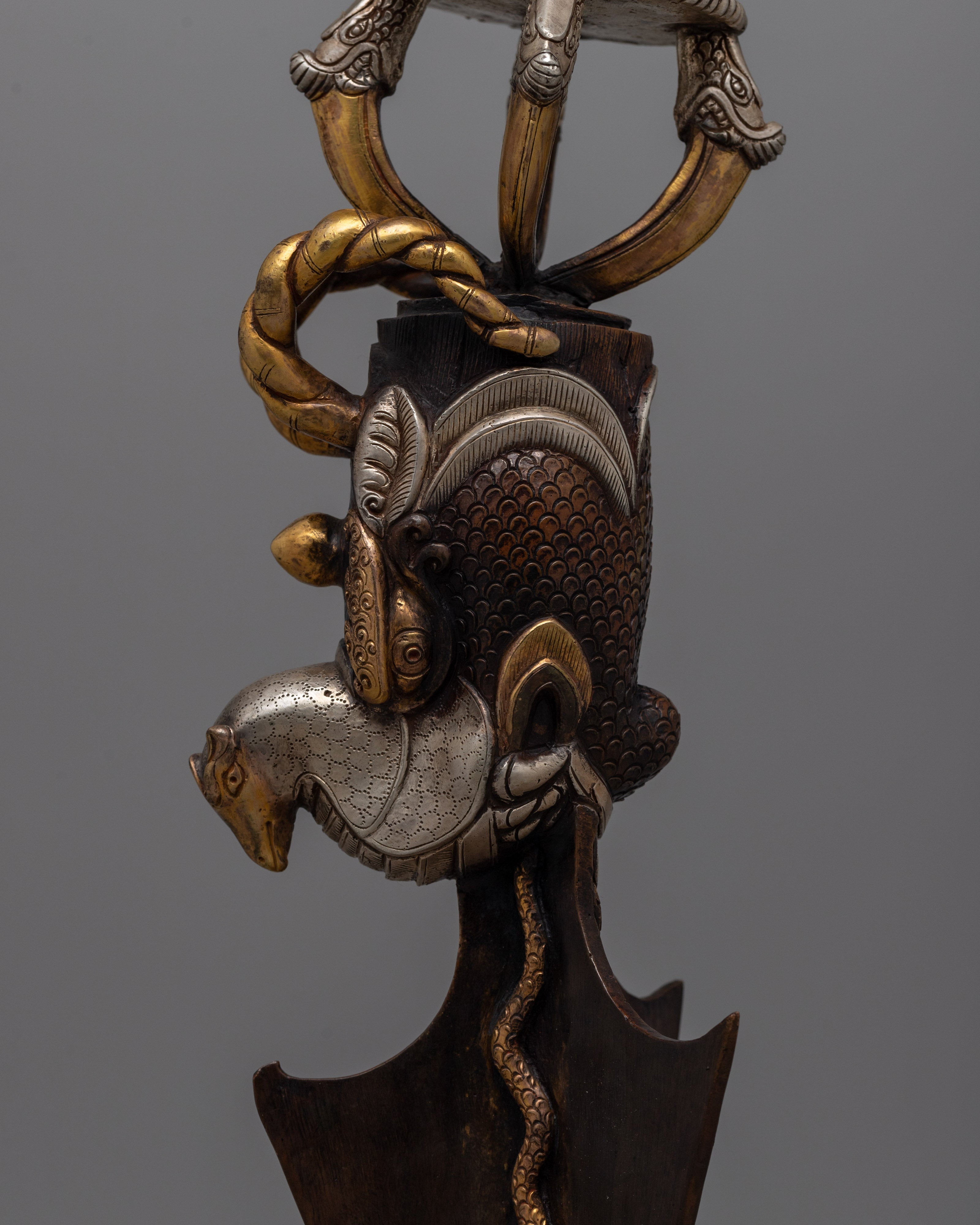 Elegant Tibetan Phurba | Ritualistic Tool for Spiritual Practice