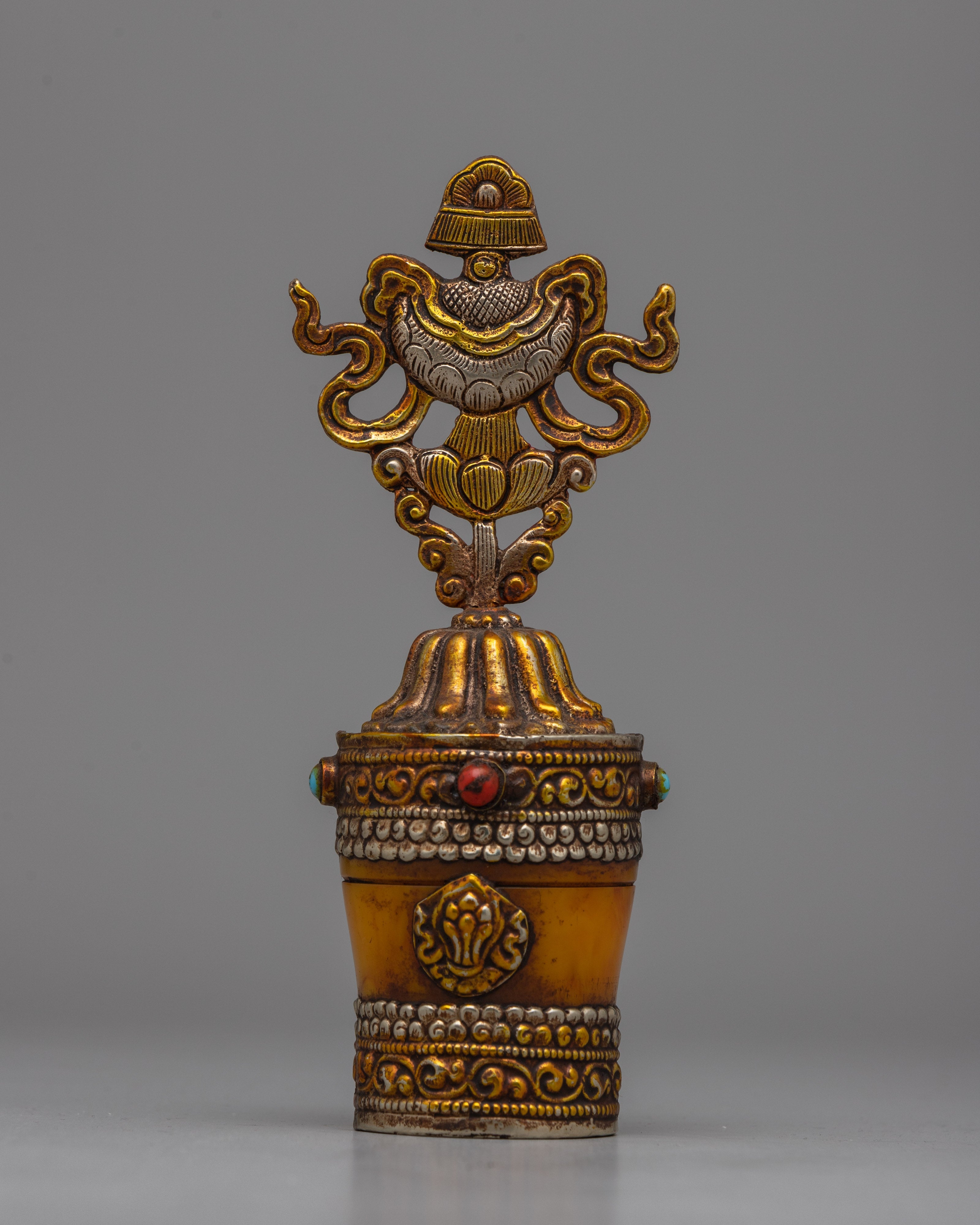 Tibetan Buddhist Auspicious Symbol Set | Handcrafted Sacred Symbols for Spiritual Blessings