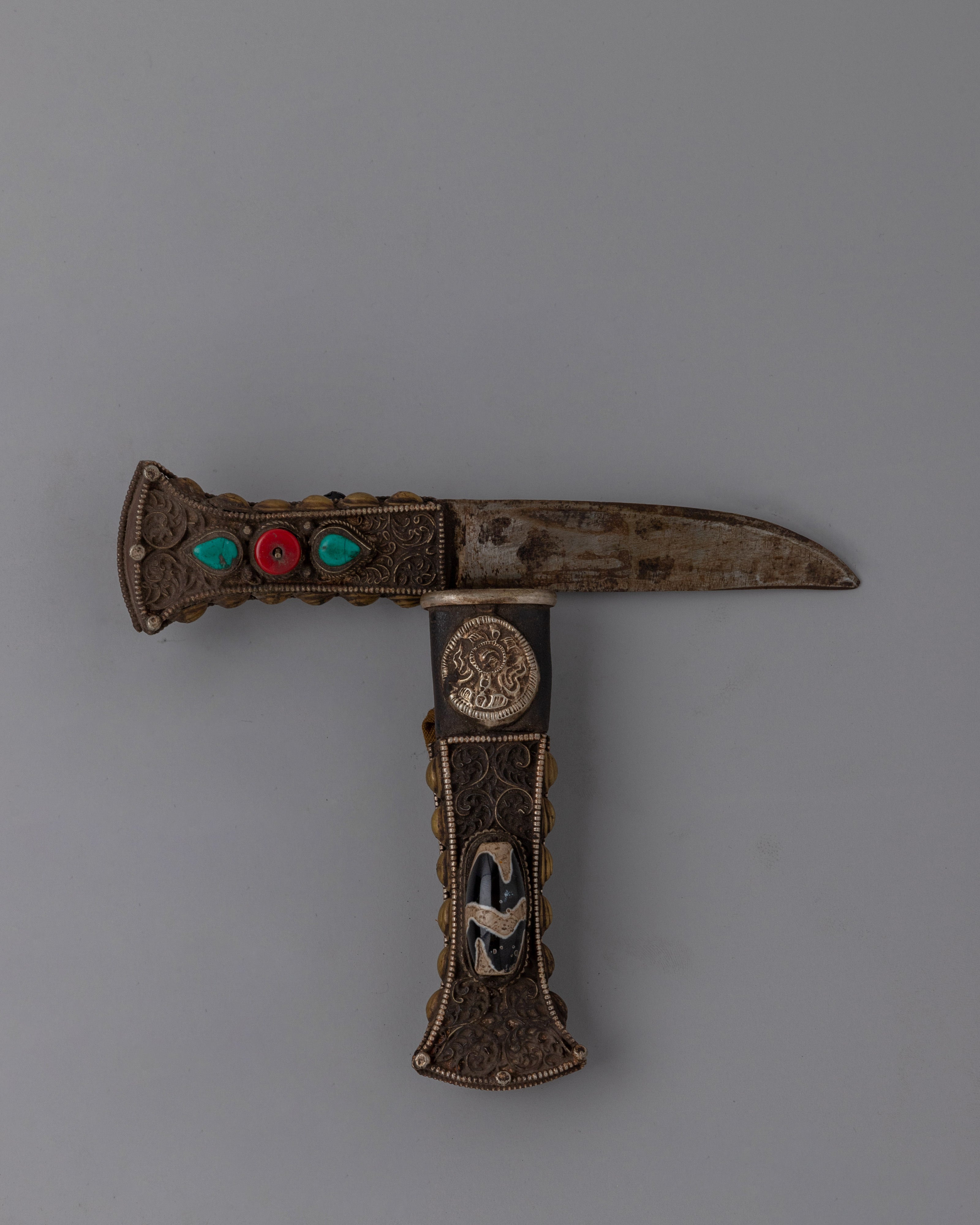 Tibetan Buddhist Ritual Knife | Buddhist Ritual Knife for Spiritual Practices and Protection