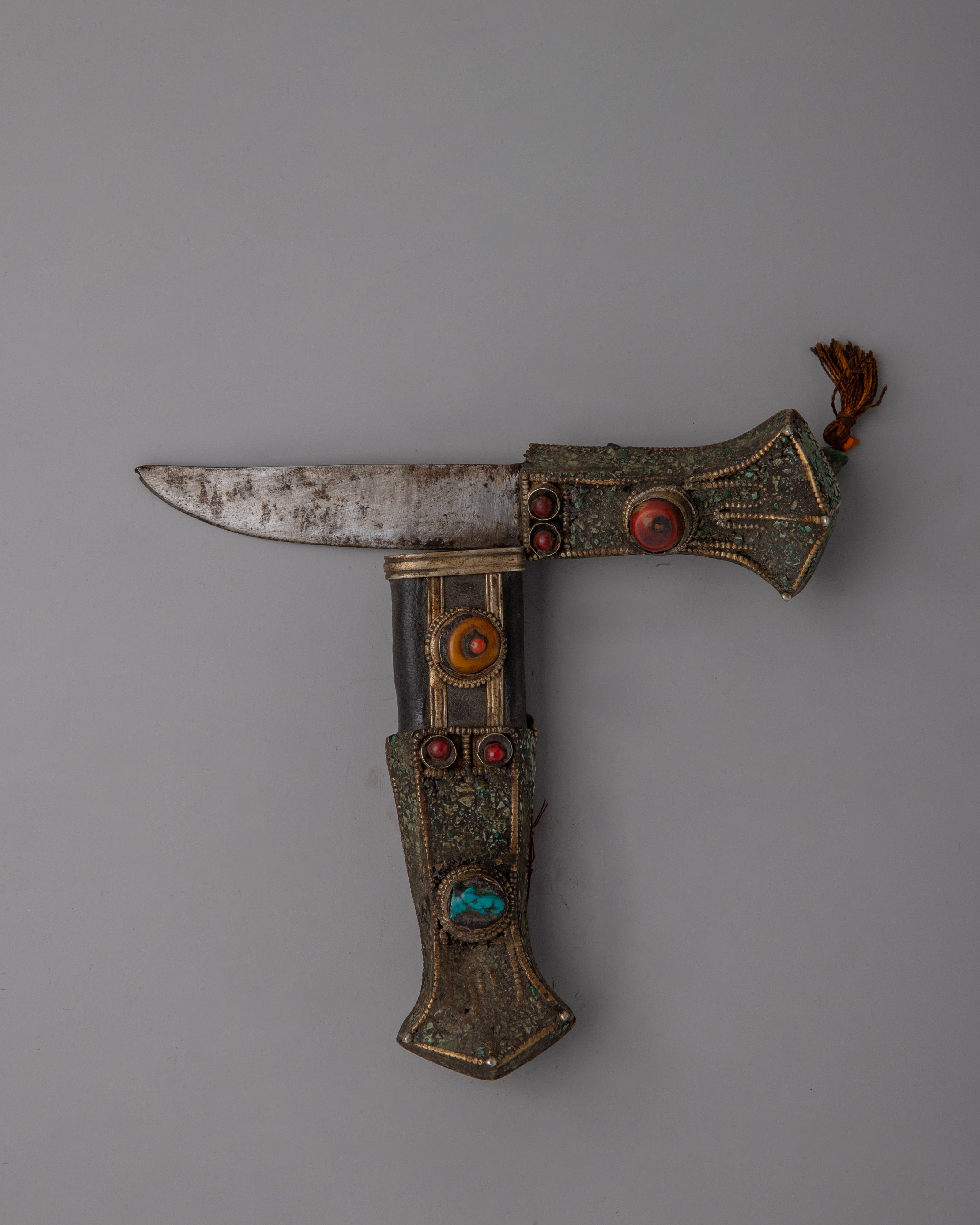 Tibetan Buddhist Design Knife | Ancient Design with Cultural Symbolism
