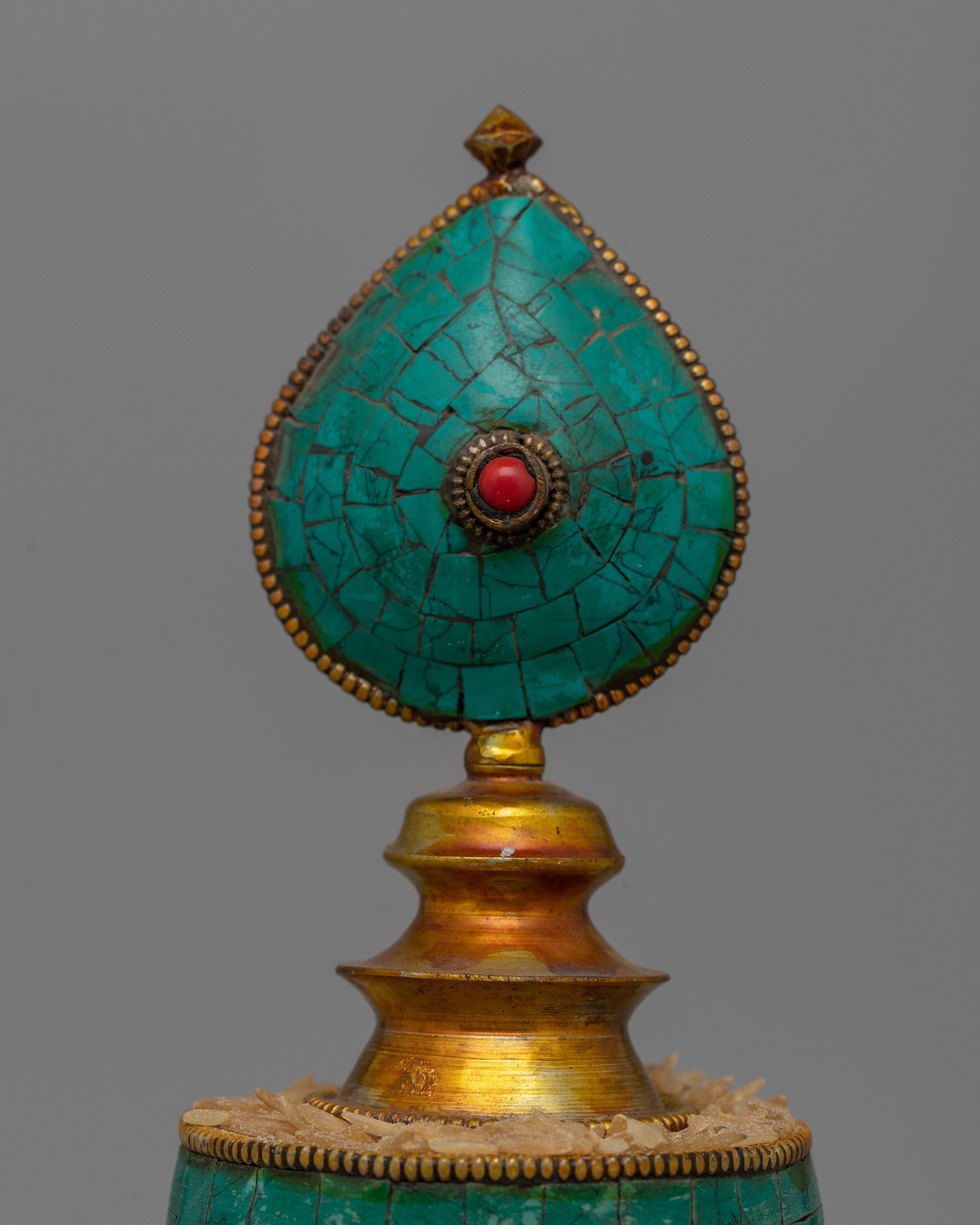 Handcrafted Buddhist Ritual Mandala | Sacred Offering Set for Meditation