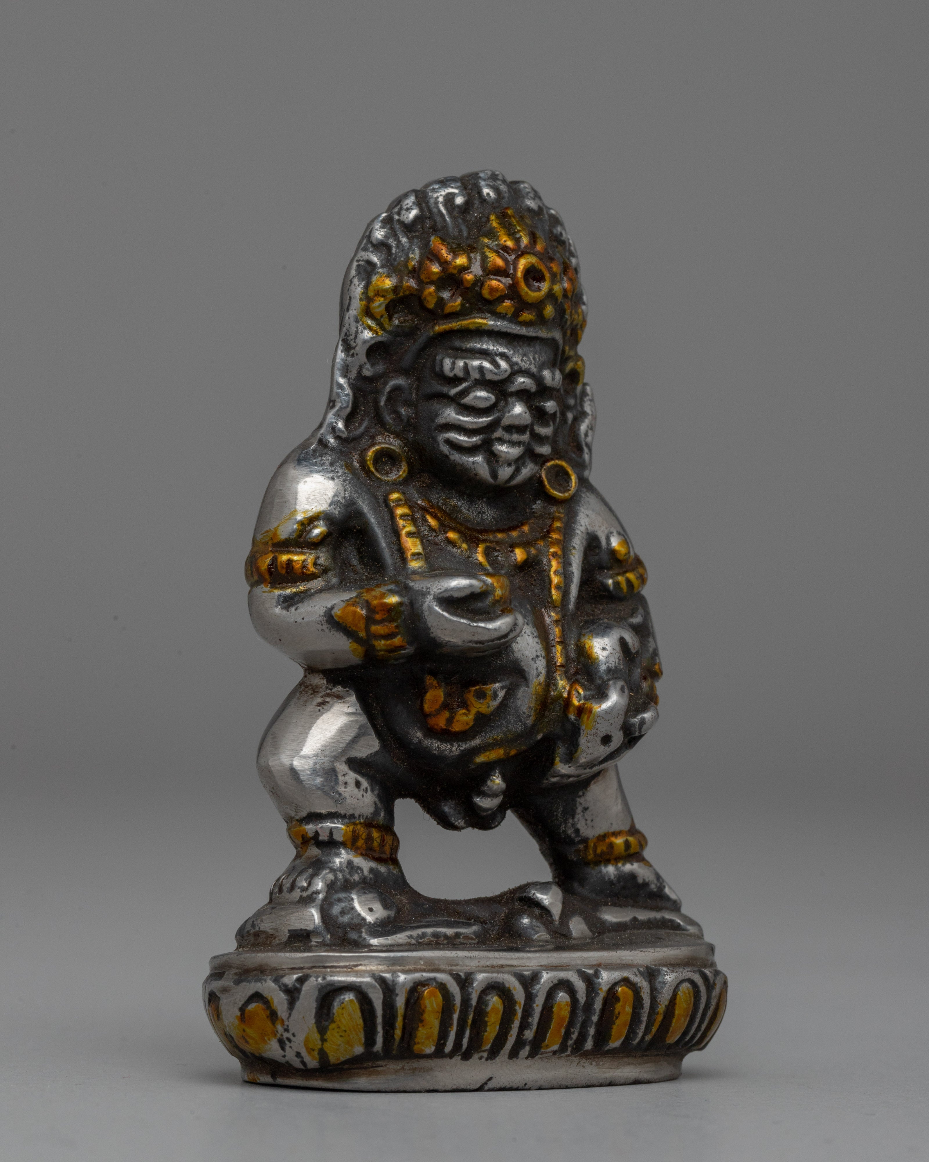 Tibetan Dzambhala Wealth Deity Statue | Tibetan Buddhist God of Prosperity