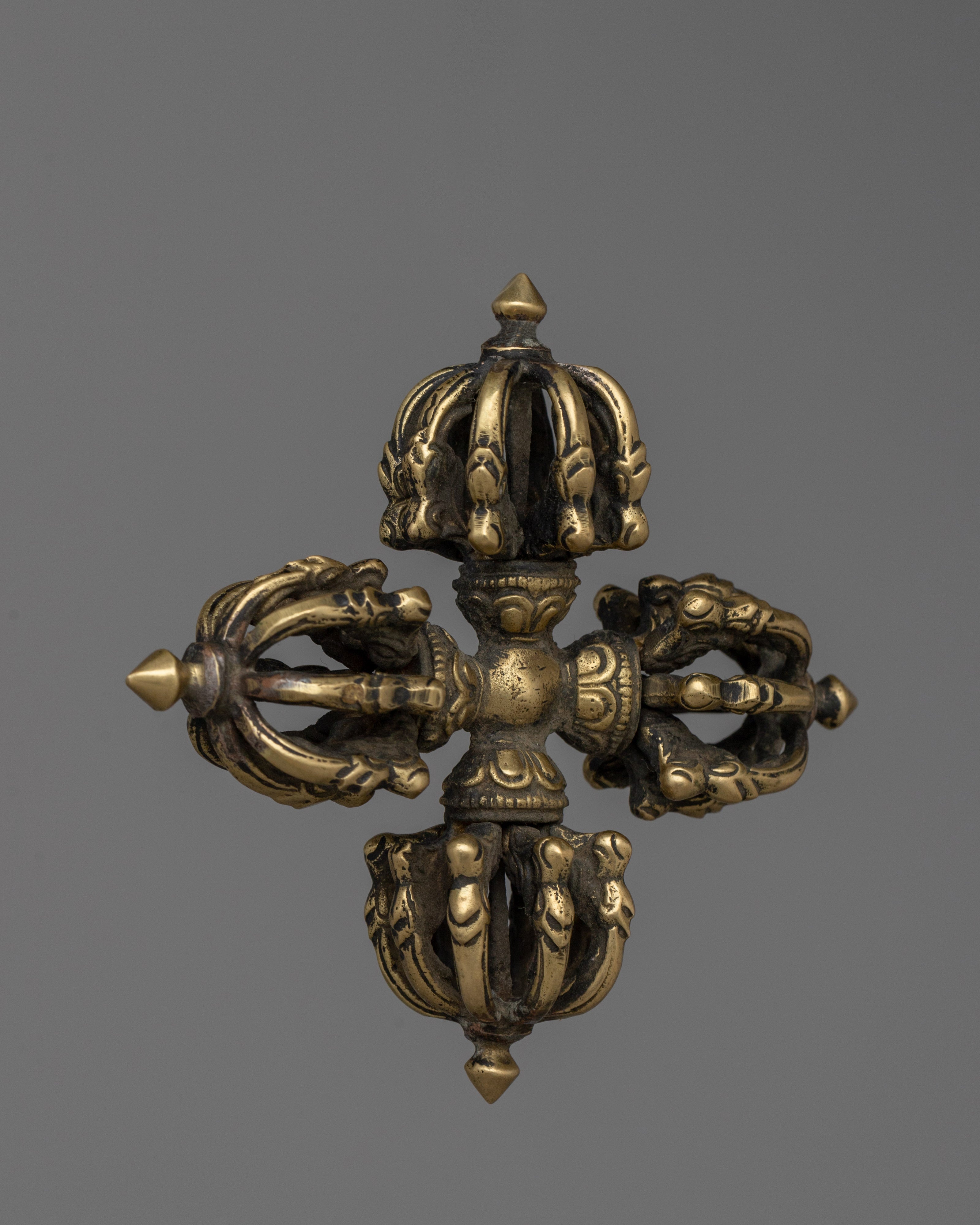 Tibetan Double Dorje Vajra | Decorative Altar Tool