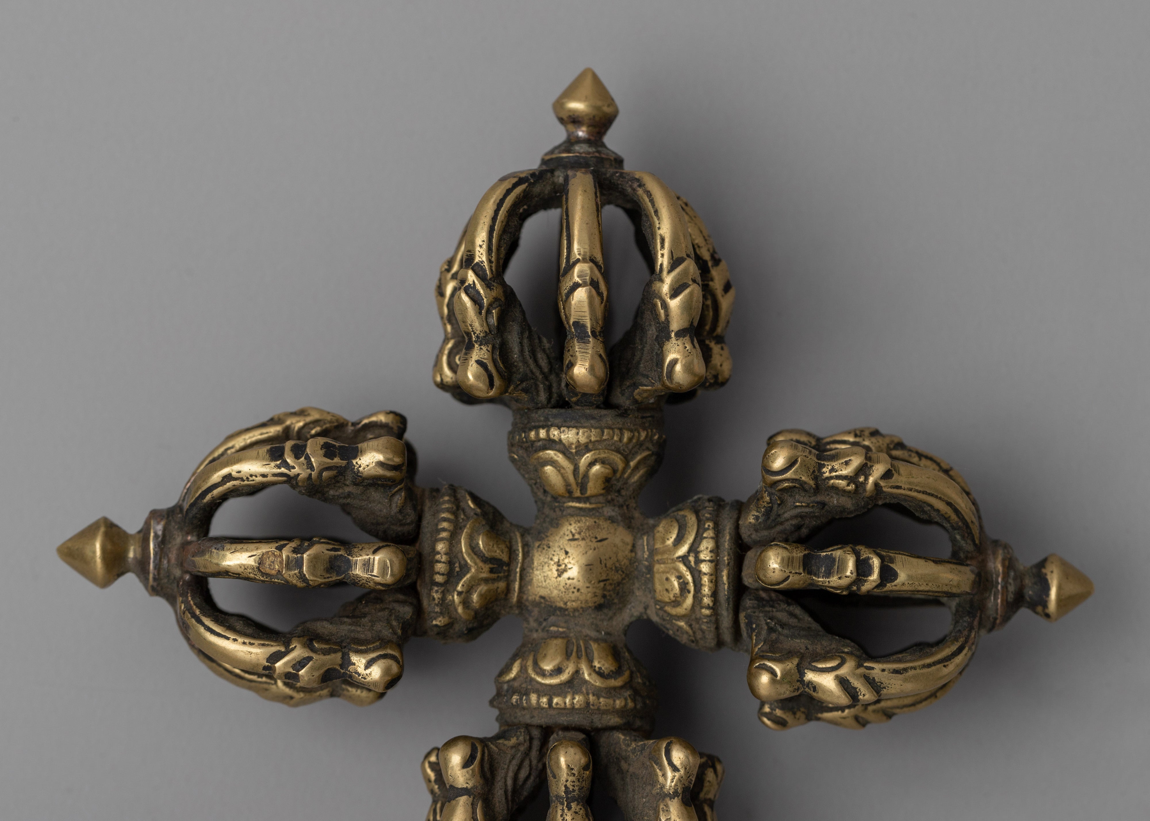 Tibetan Double Dorje Vajra | Decorative Altar Tool