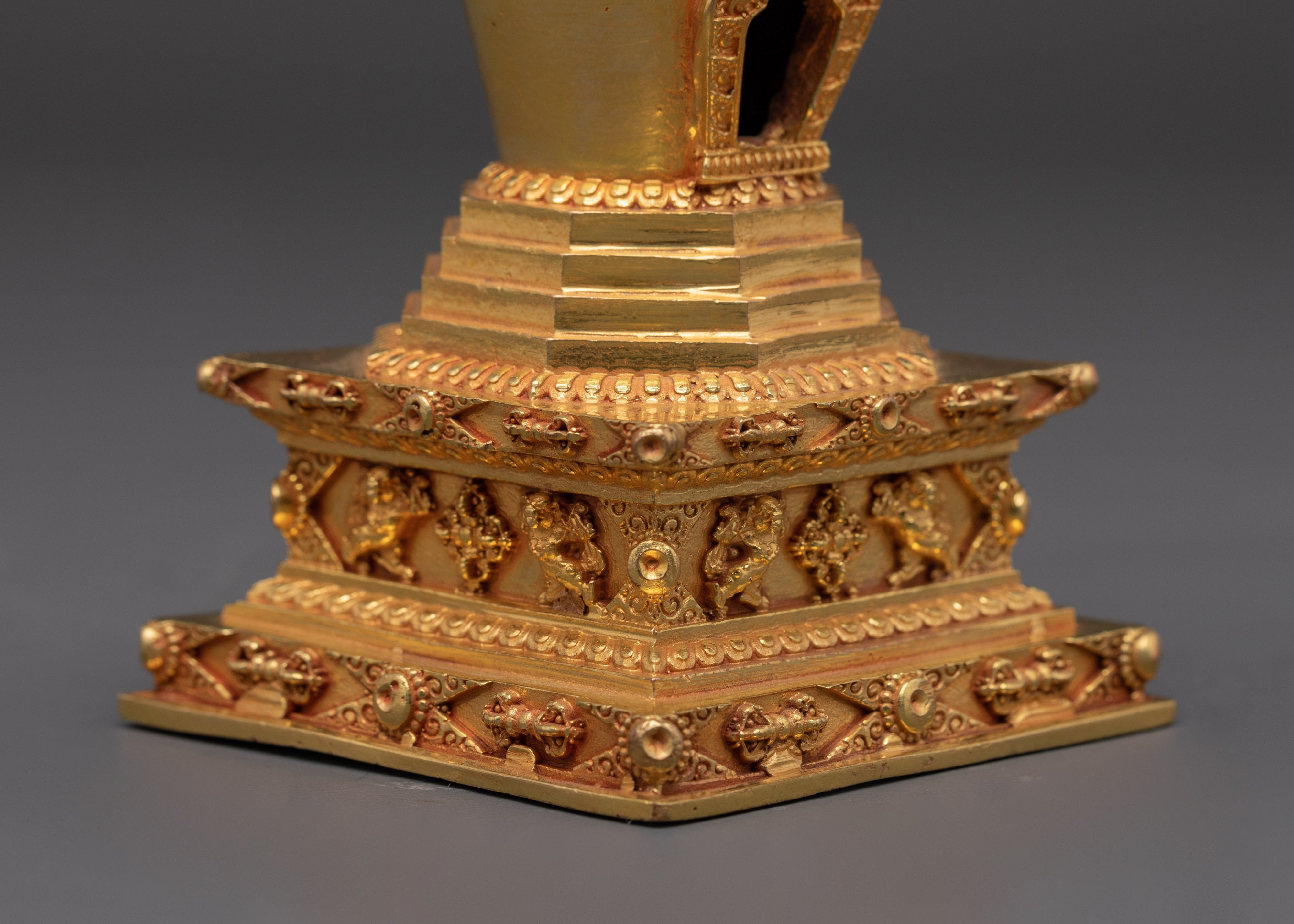 Tibetan Stupa Set | Sacred Buddhist Decor
