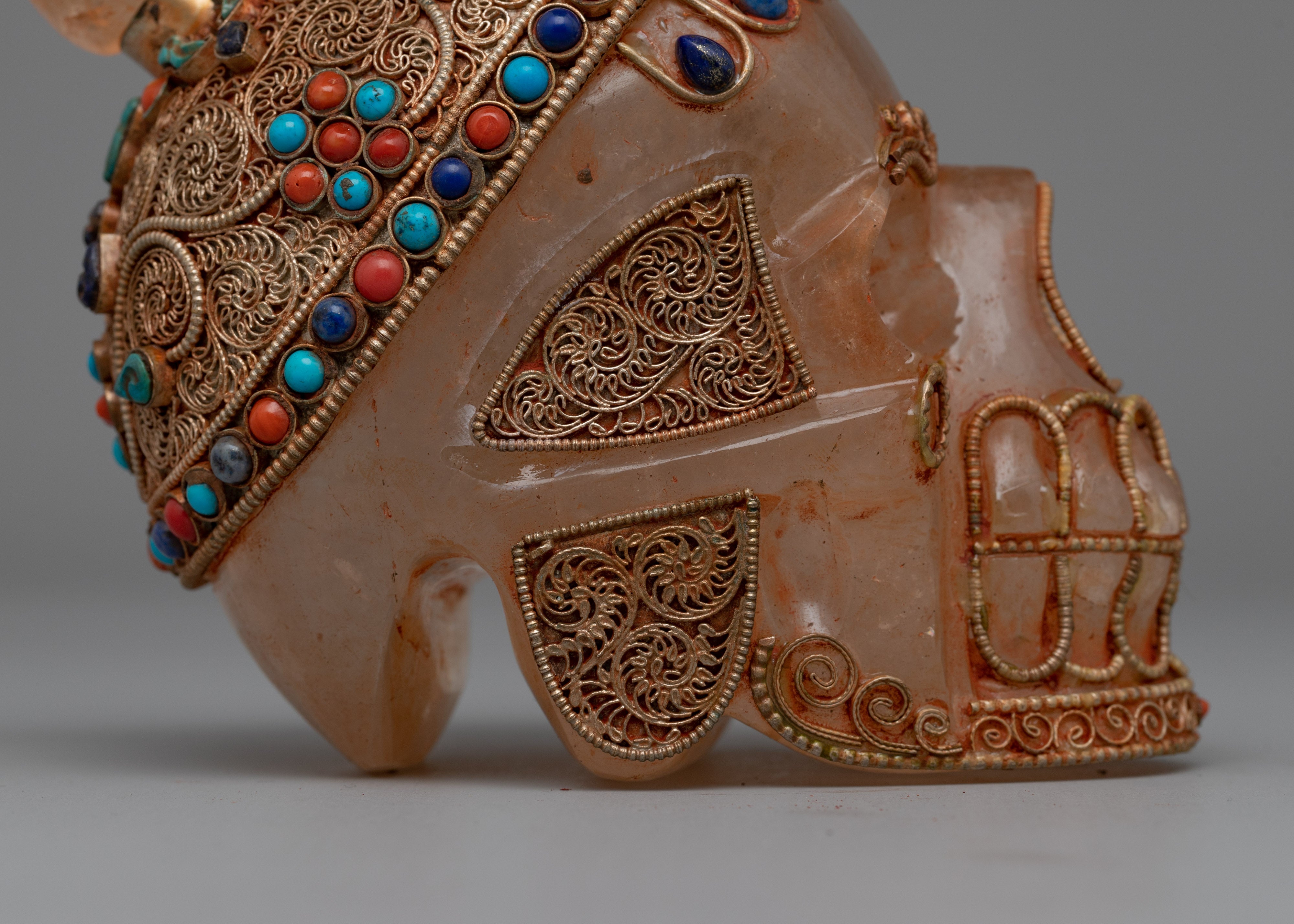 Handcrafted Skull Head | Unique Home Decor Accent