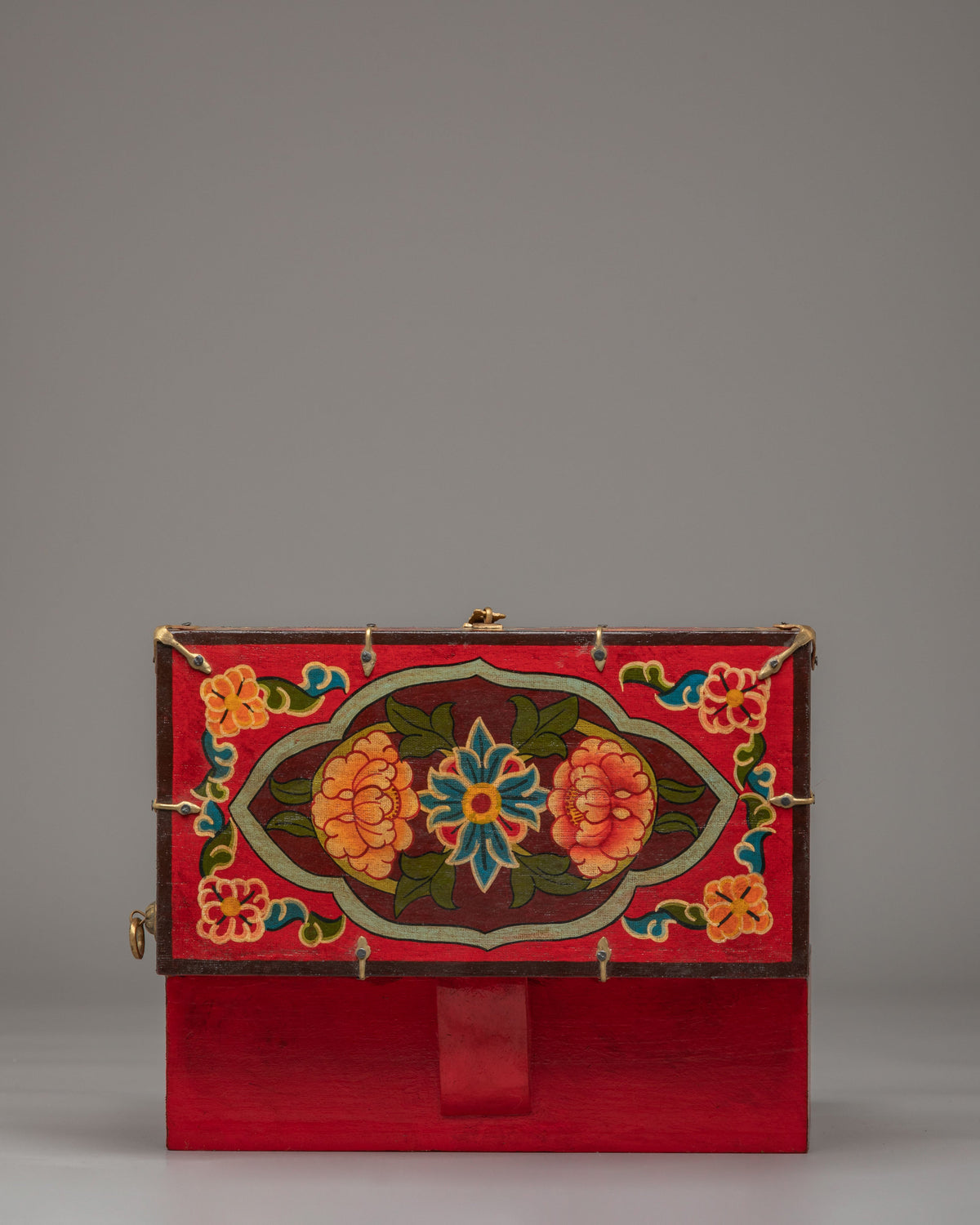 Tibetan Altar Box with Statue | Perfect for Meditation & Spiritual Decor