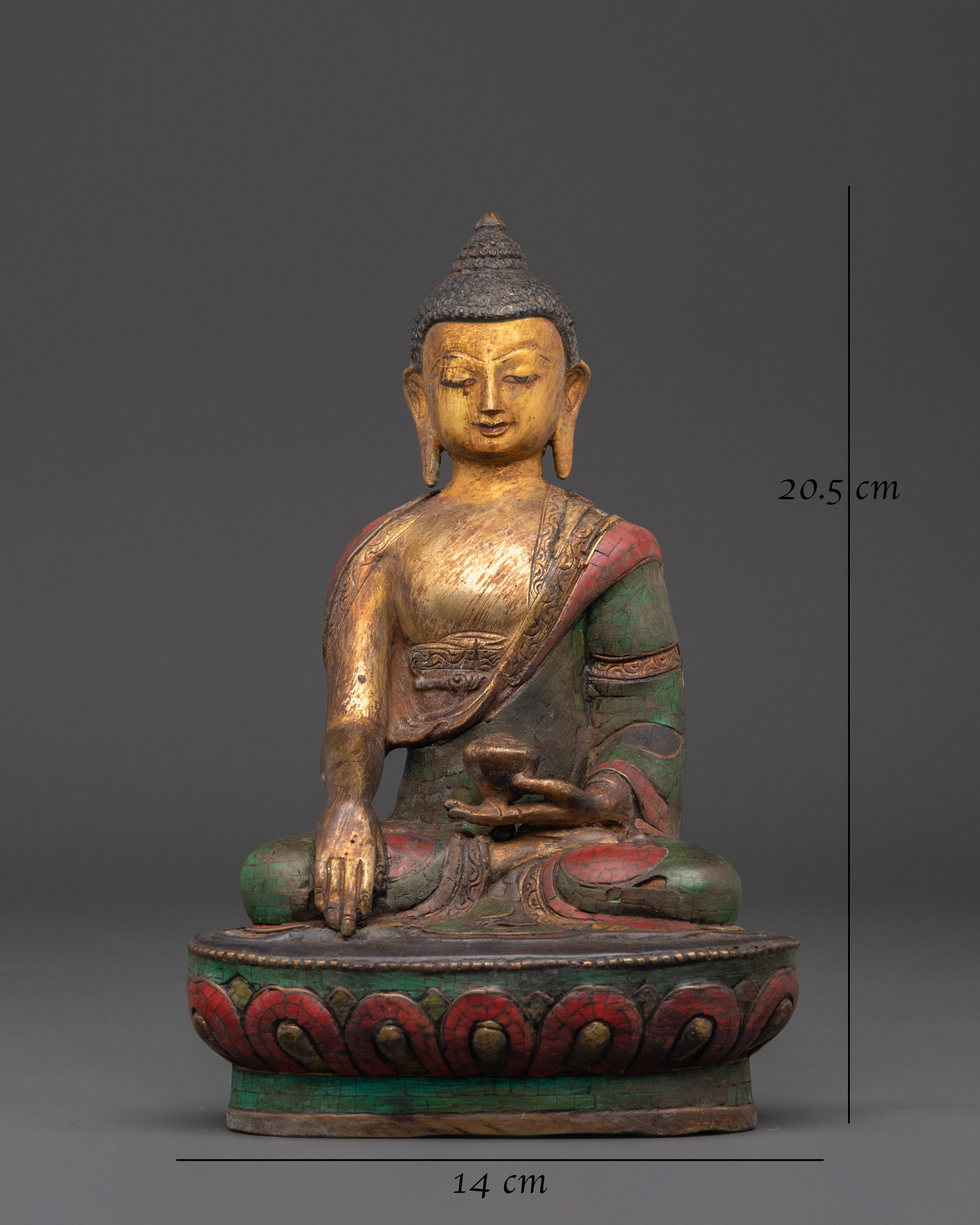 Enlightenment of Shakyamuni Buddha Statue | Idol for Meditation & Home Decor