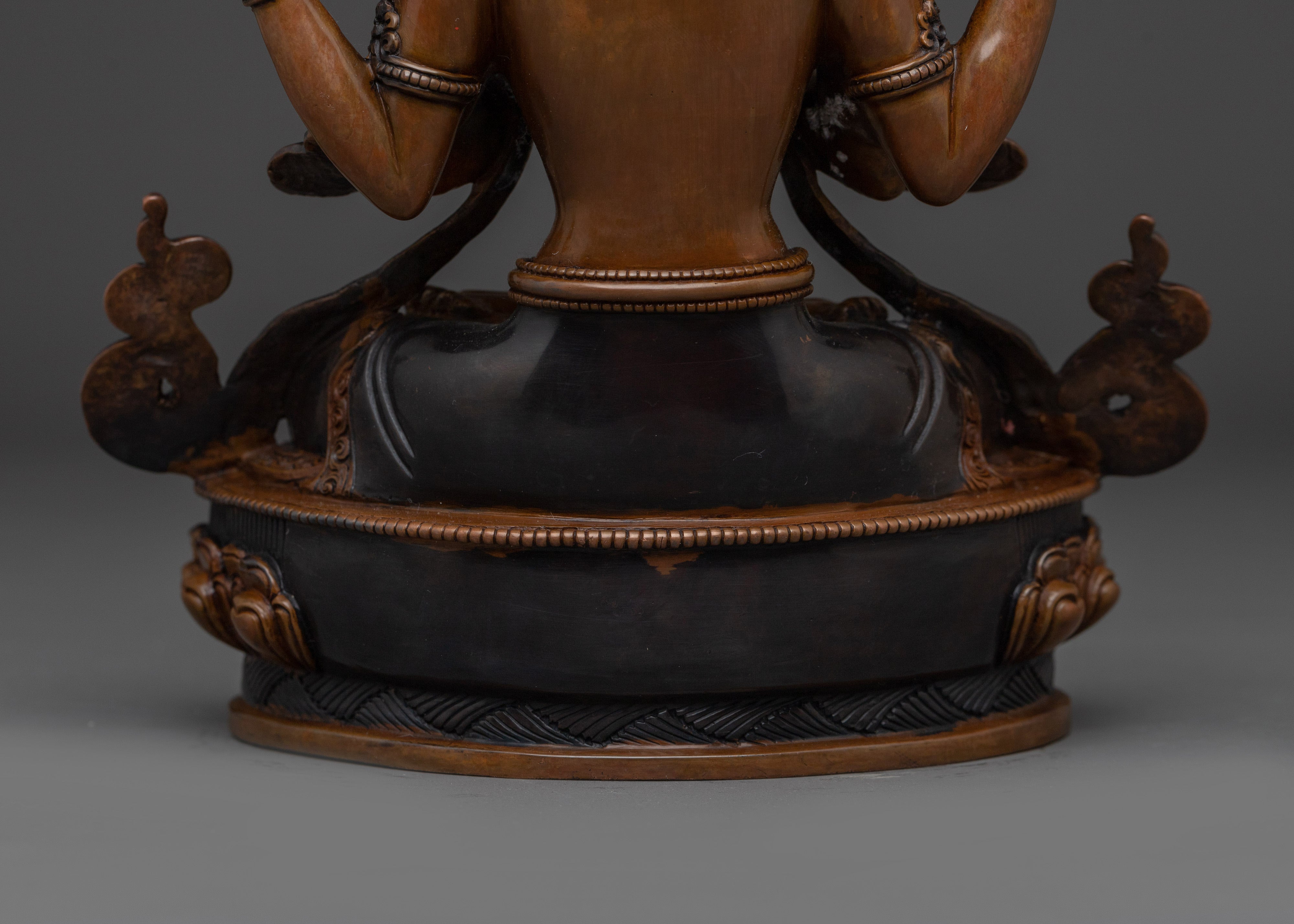 Handcrafted Buddha Statue of Chenrezig | Protector and Healer in Tibetan Buddhism