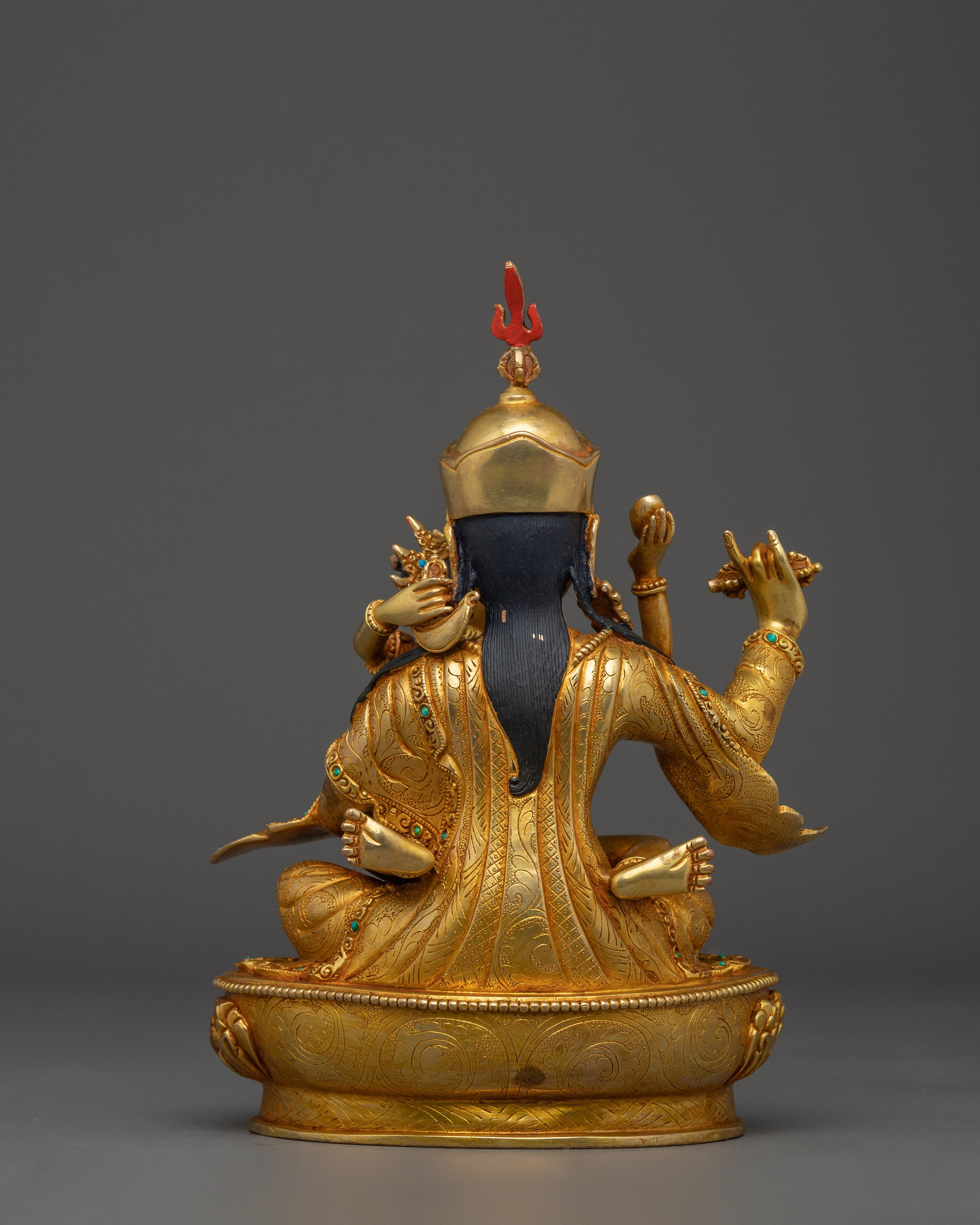 Divine Tantric Master Guru Rinpoche with Consort | Padmasambhava Statue