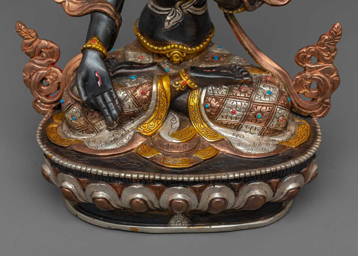 Elegant 14.5" White Tara Goddess Buddhism | Embrace the Compassionate Spirit of Tara Statue