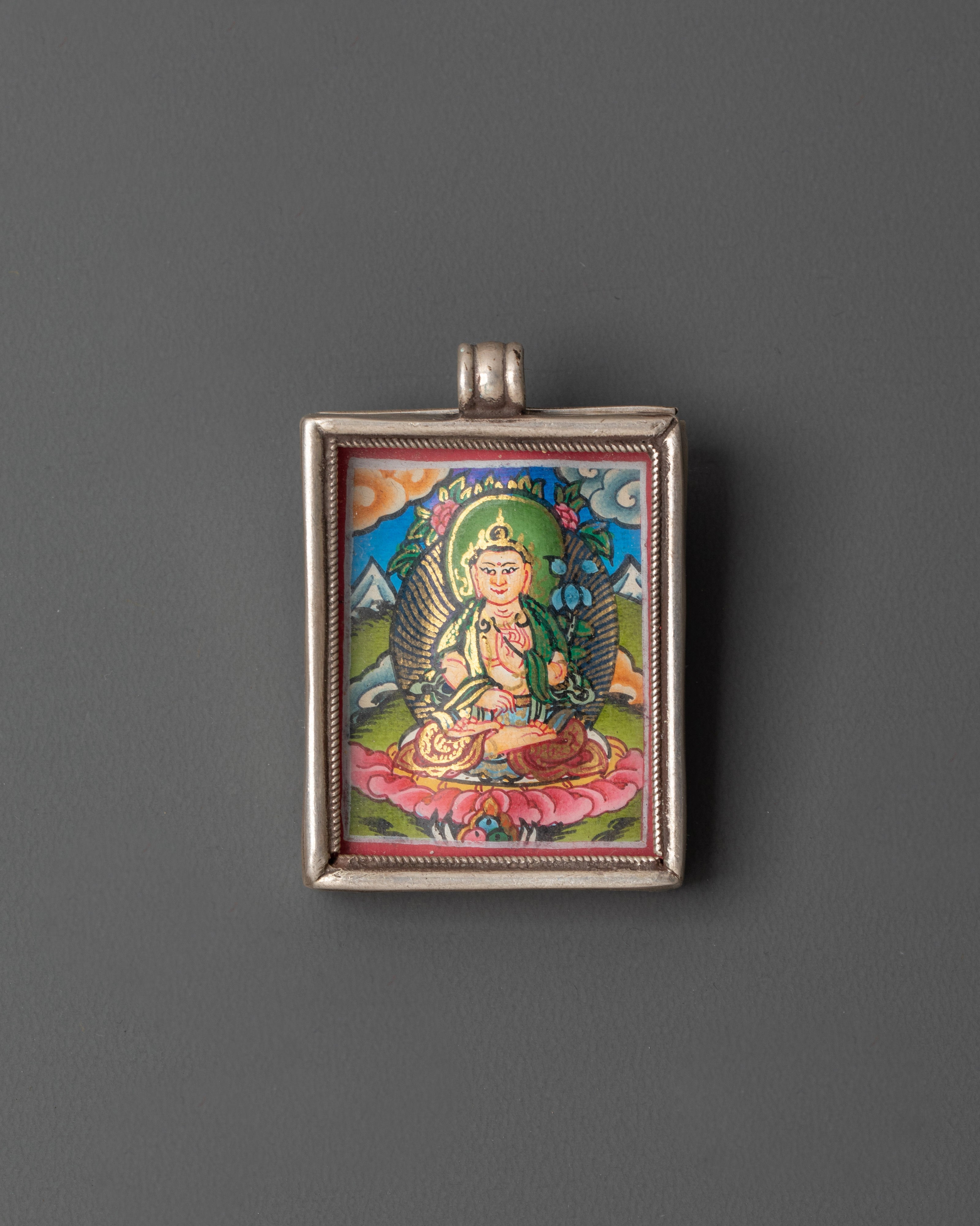 Silver Thangka locket