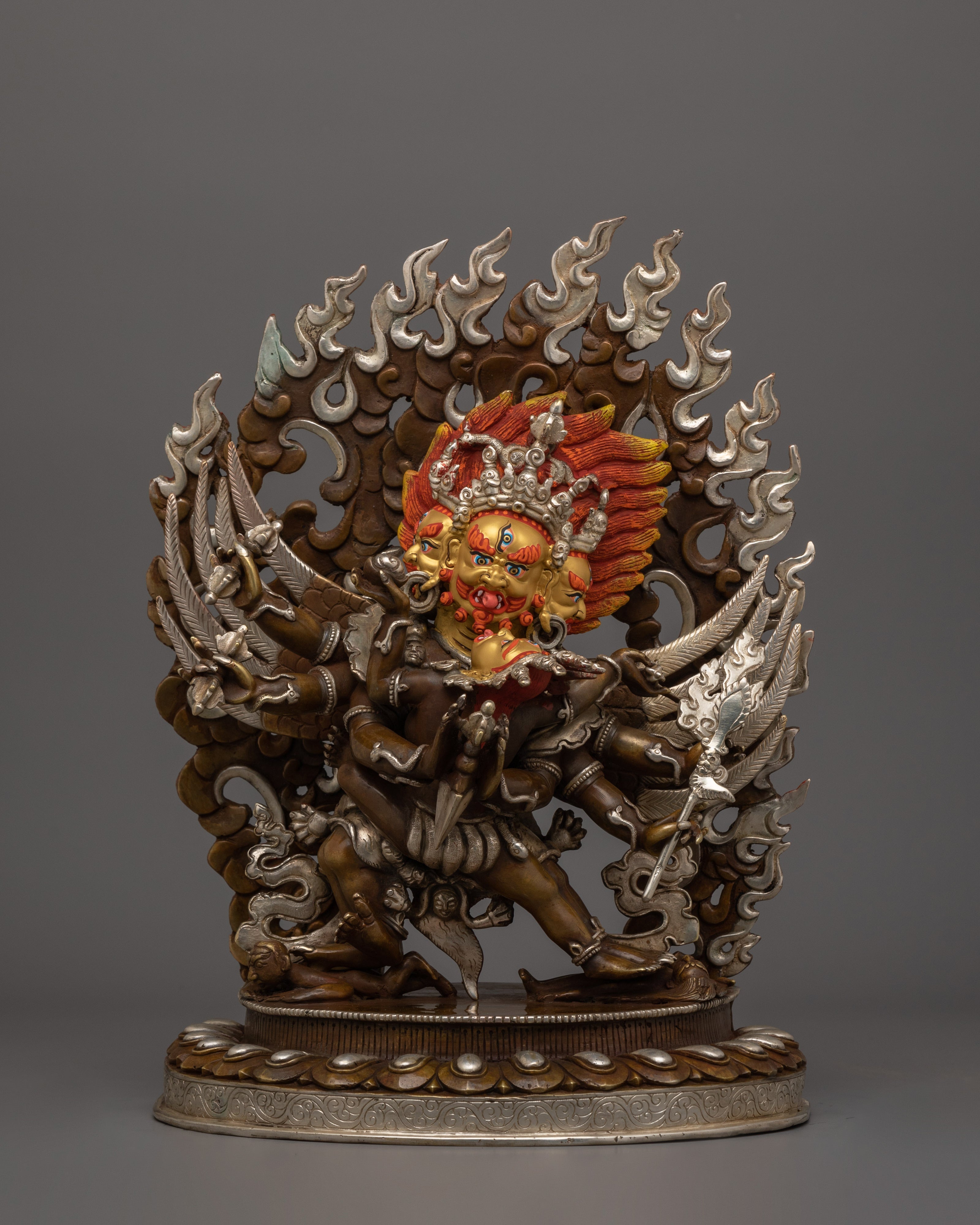 Hand made Silver Plated Vajrakilaya