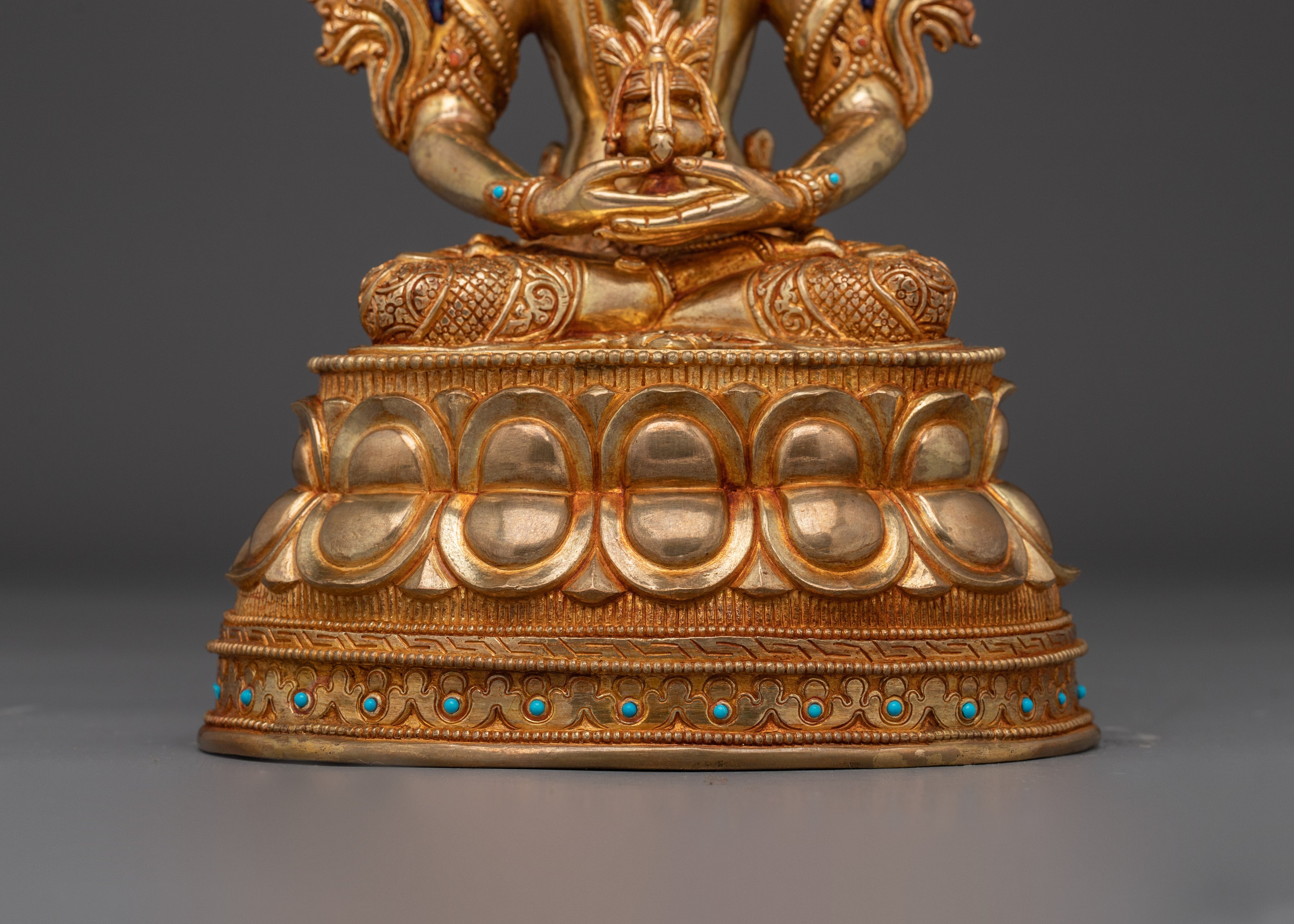 Handmade Amitayus Copper Long Life Deity Statue | Spiritual Home Decor