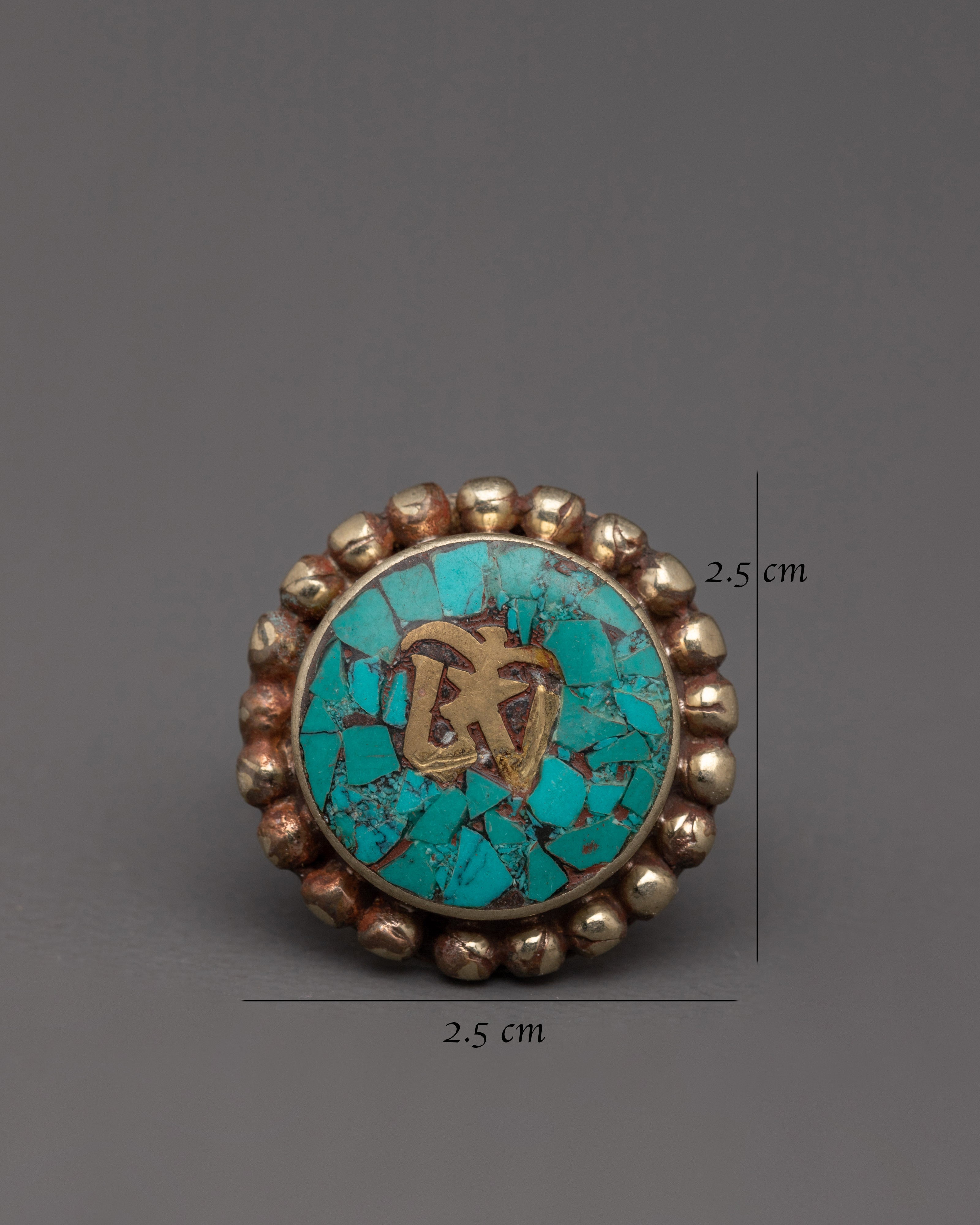 Handmade Tibetan Turquoise Ring | Unique Spiritual Jewelry