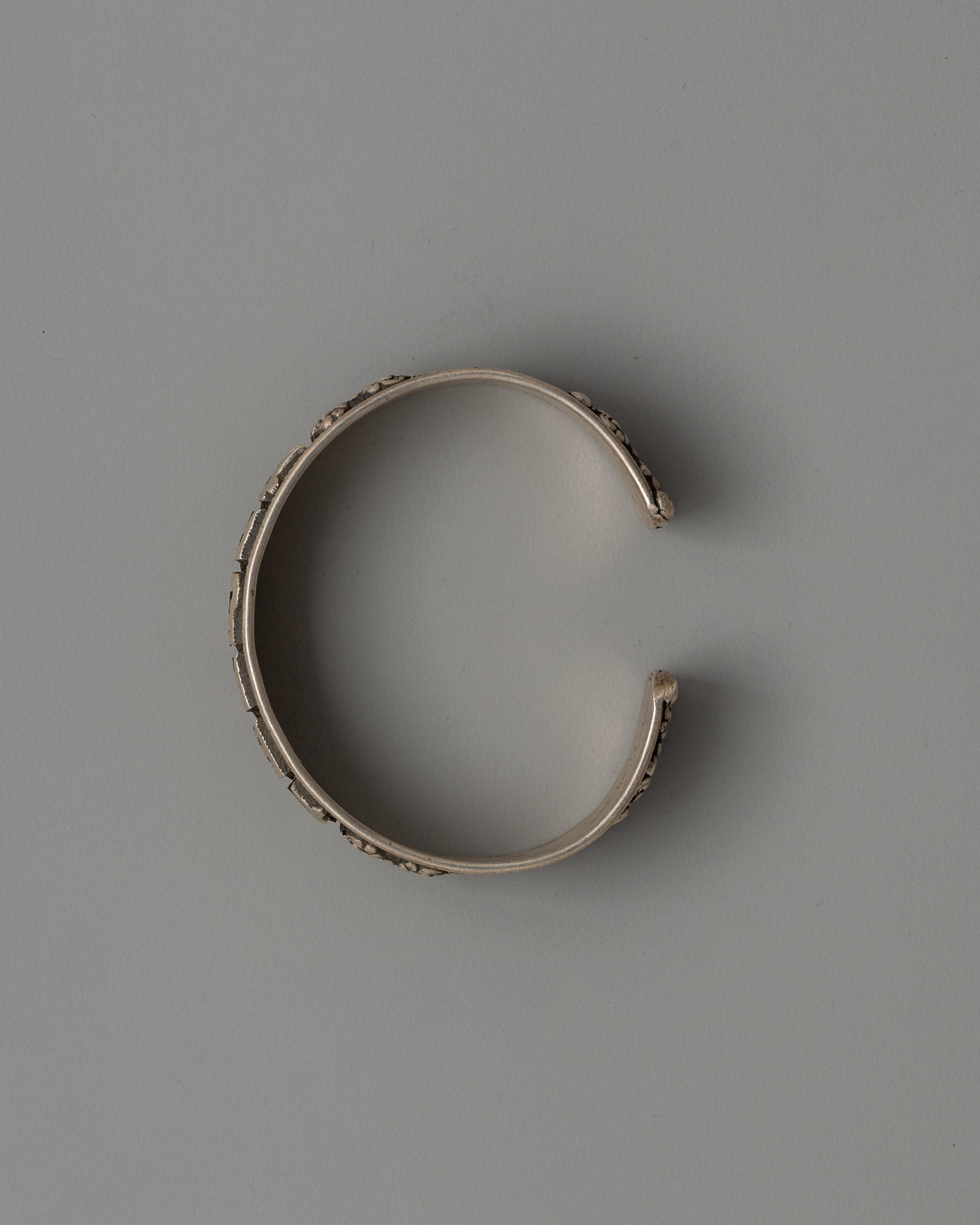 Sterling Silver Om Mani Padme Hum Bracelet