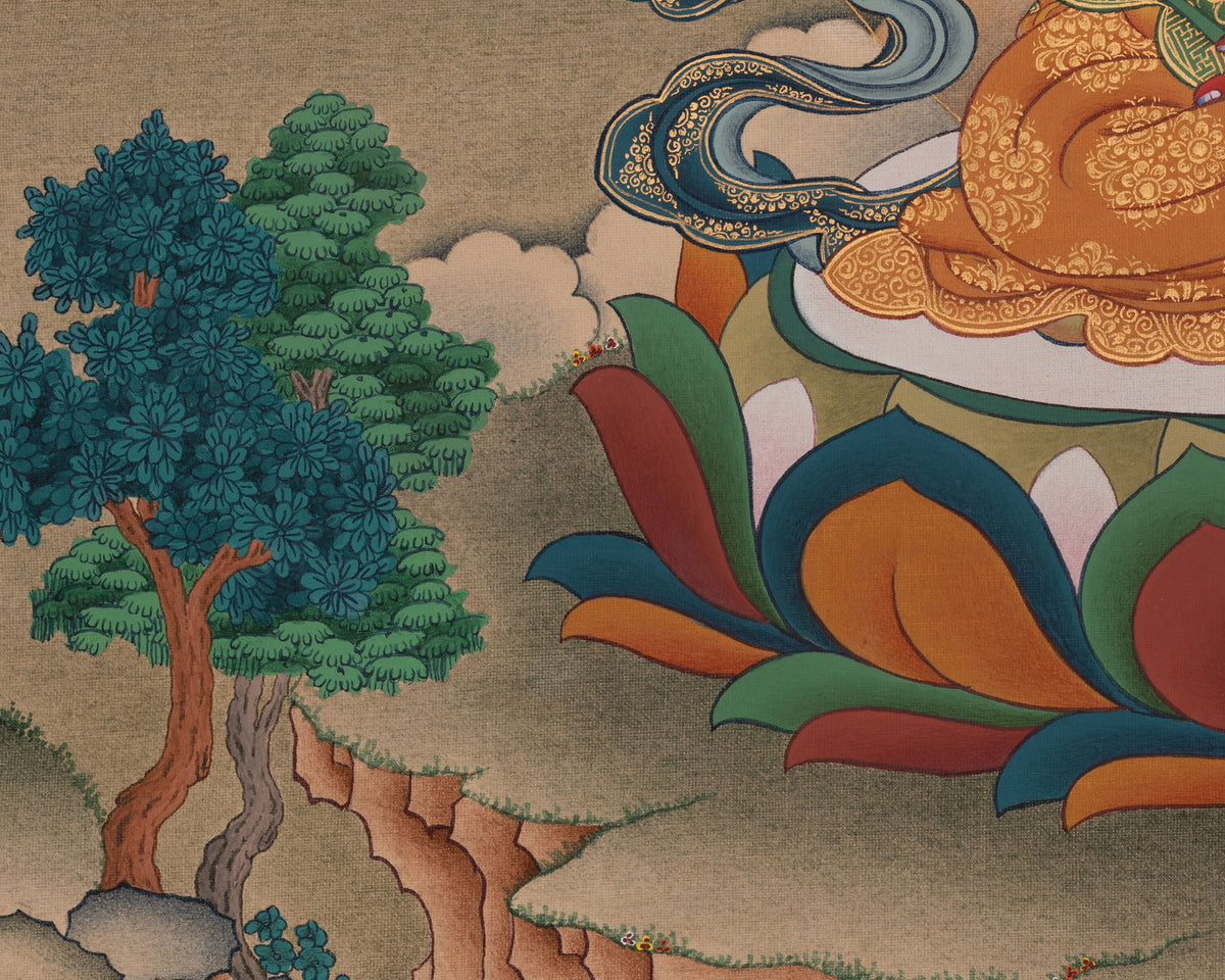 Sacred Amitayus Buddha Thangka | Infinite or Measureless Life Deity
