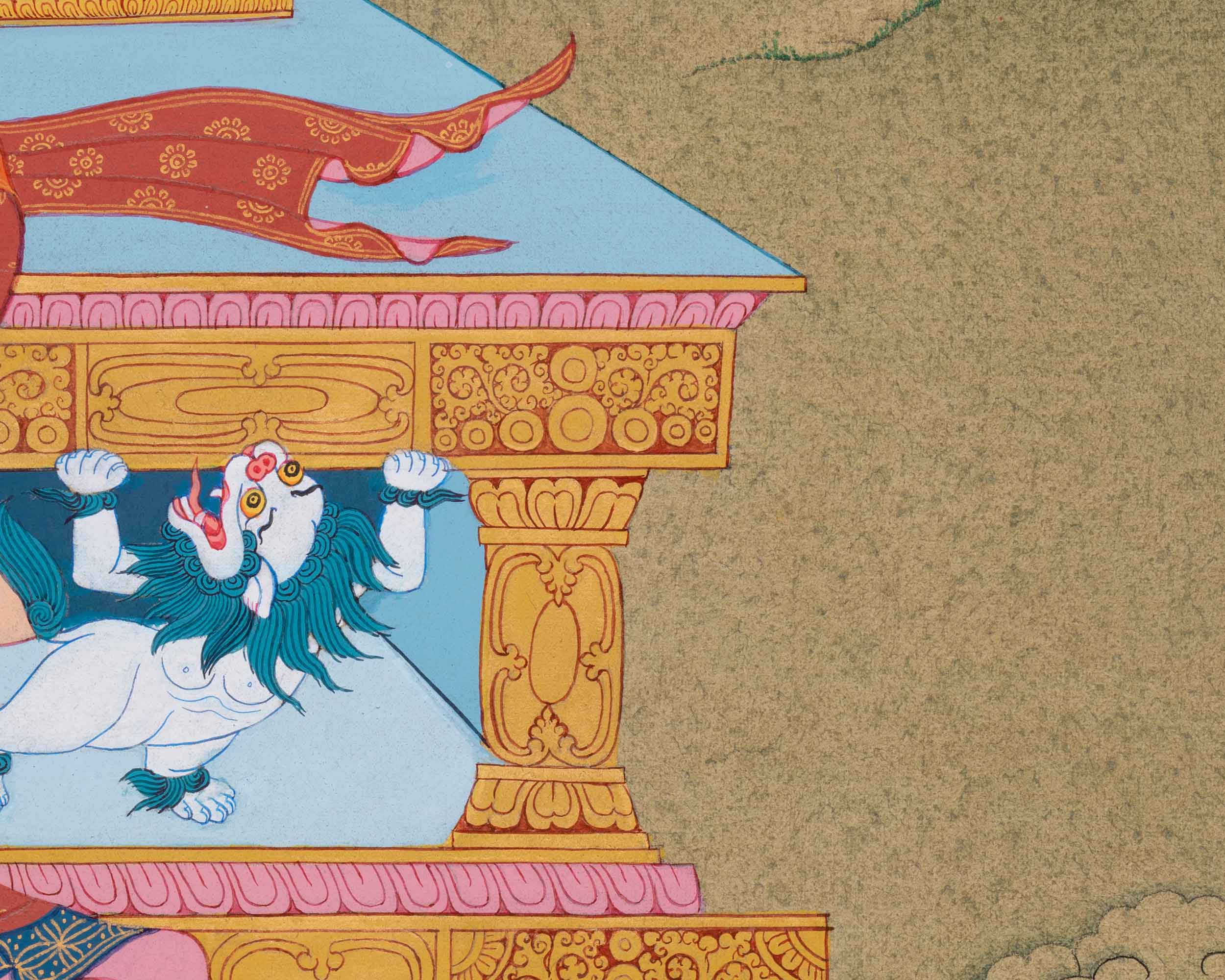 Maitreya Buddha Thangka Art | Guidance Towards Enlightenment and Compassion