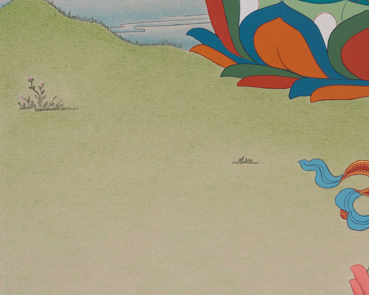 Chenrezig Sacred Himalayan Thangka | Bodhisattva Of Boundless Compassion