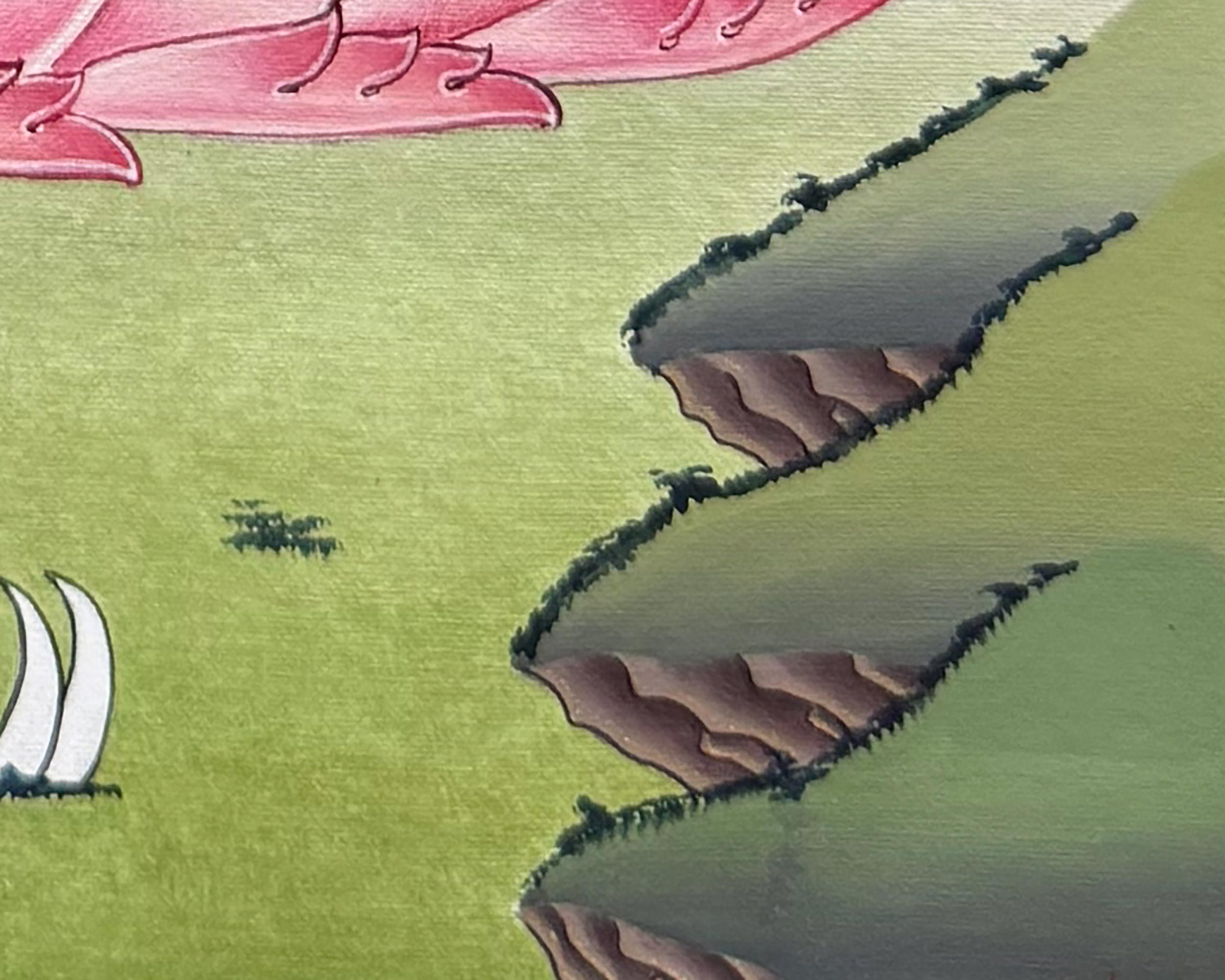 Guru Rinpoche Thangka With Brocade | Embodiment of Profound Wisdom