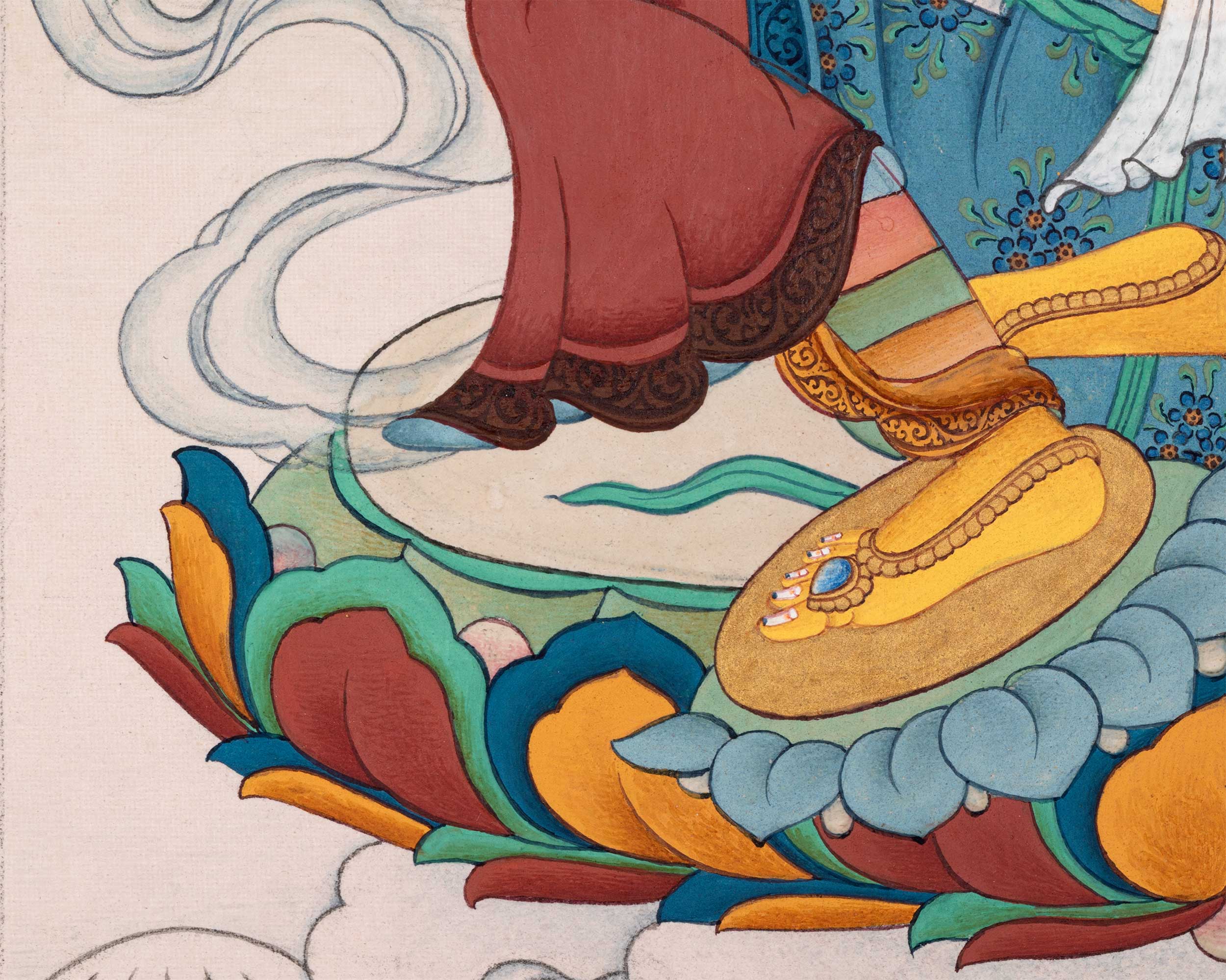 Mangalaloka Tara | 21 Tara of Surya Gupta Thangka