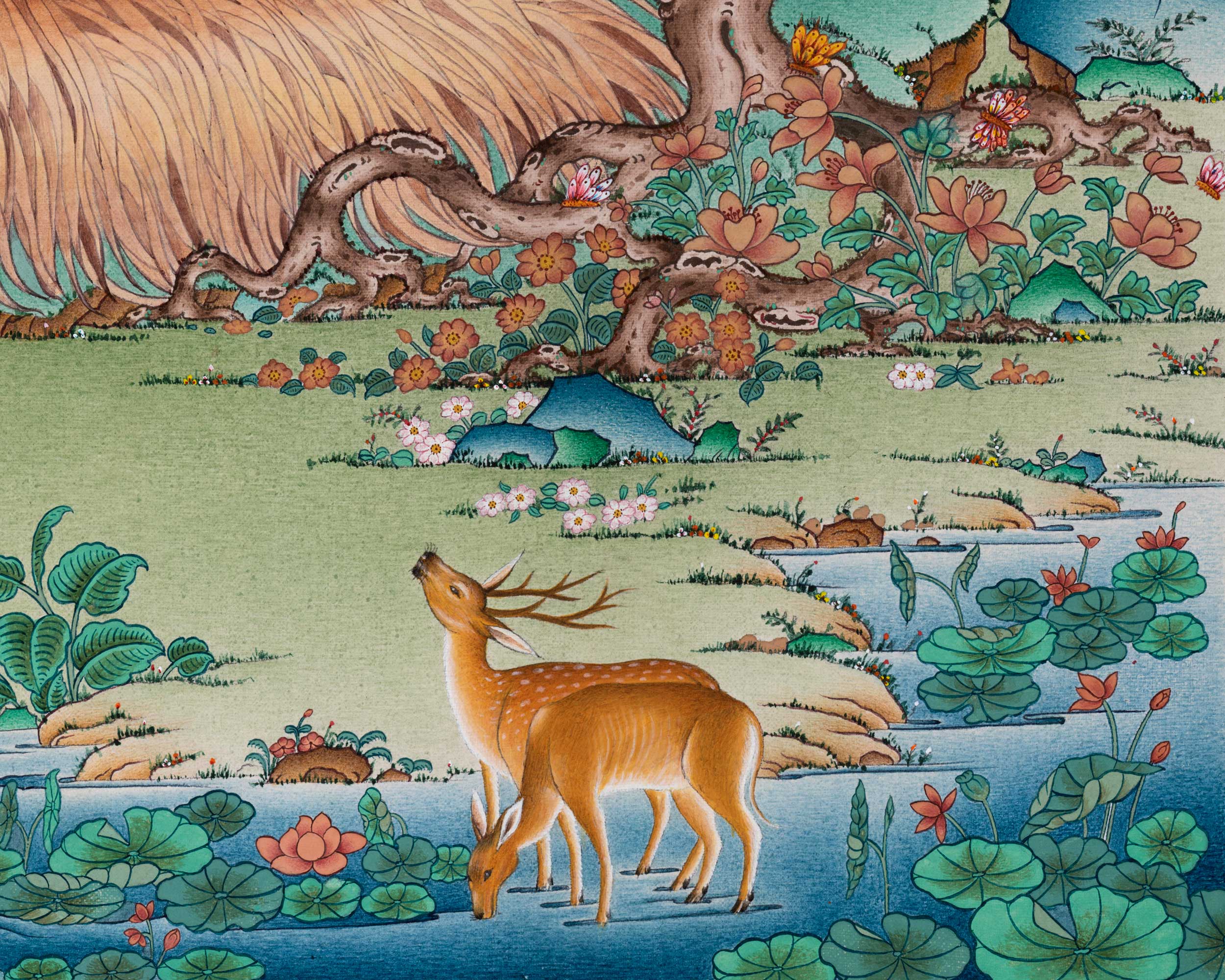 Buddha Shakyamuni Meditation Thangka