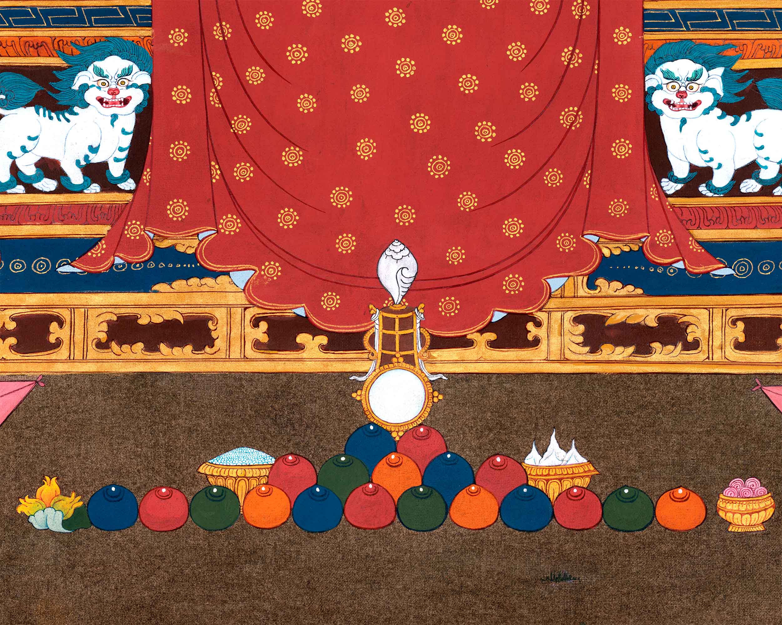 Tibetan Buddha Shakyamuni Painting | Himalayan Art of Gautama Buddha | Traditional Thangka Paiting