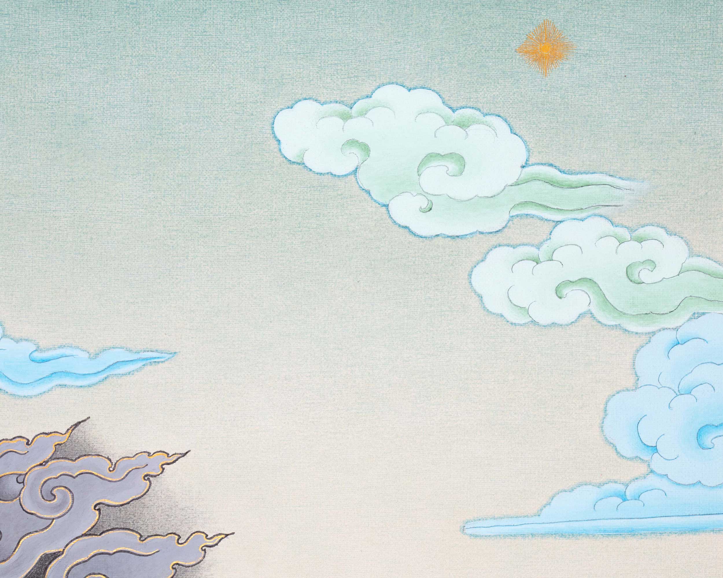 Palden Lhamo Prayer Thangka | Hand-Painted Buddhist Deity Painting