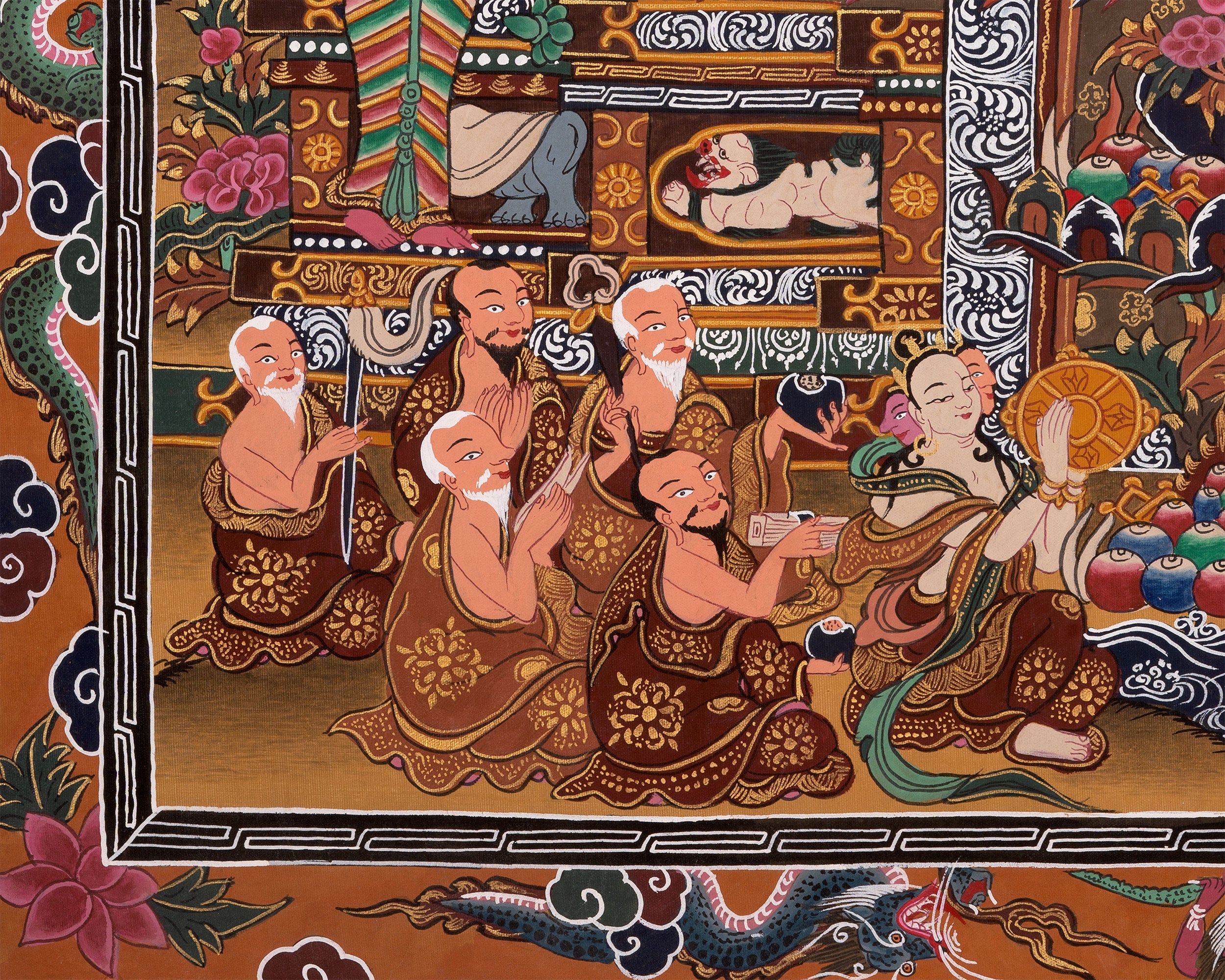 Original Shakyamuni Buddha | Buddhist Religious Thangka Painting