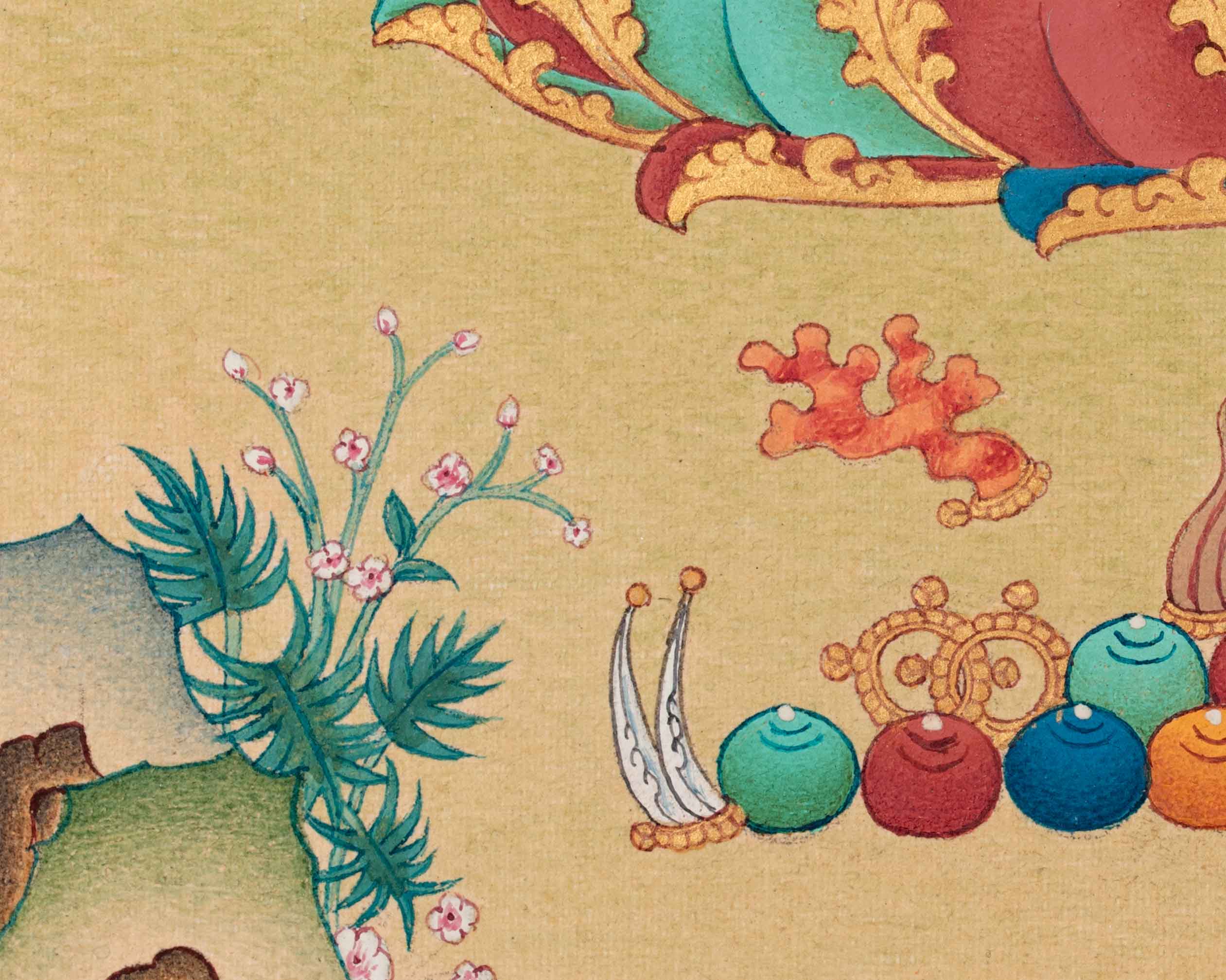 Namo Amitabha's Blessings In Thangka Painting | Buddha of Infinite Light | Inspiring Devotion in Art